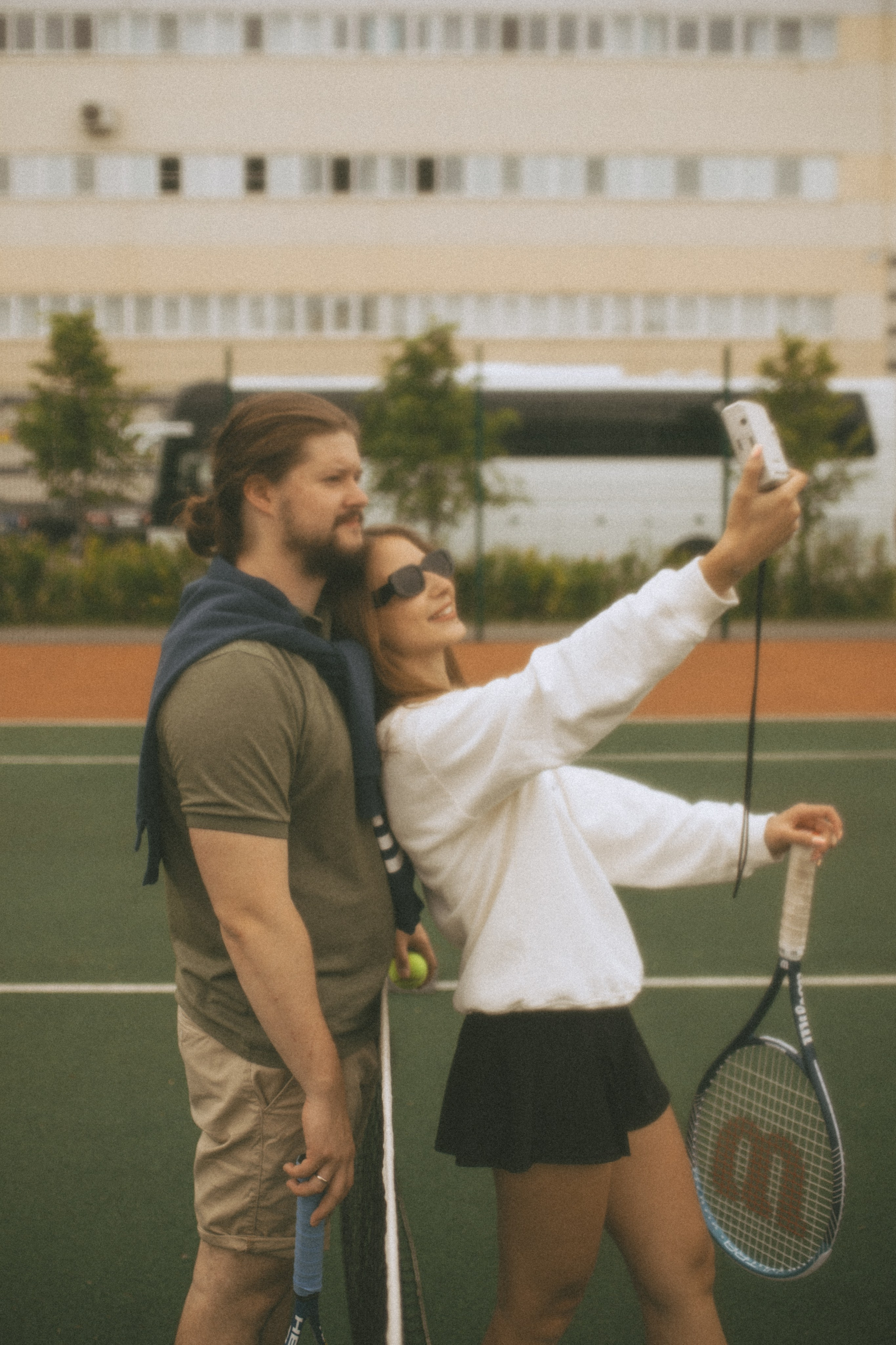 На корте. Свадебный фотограф Казань