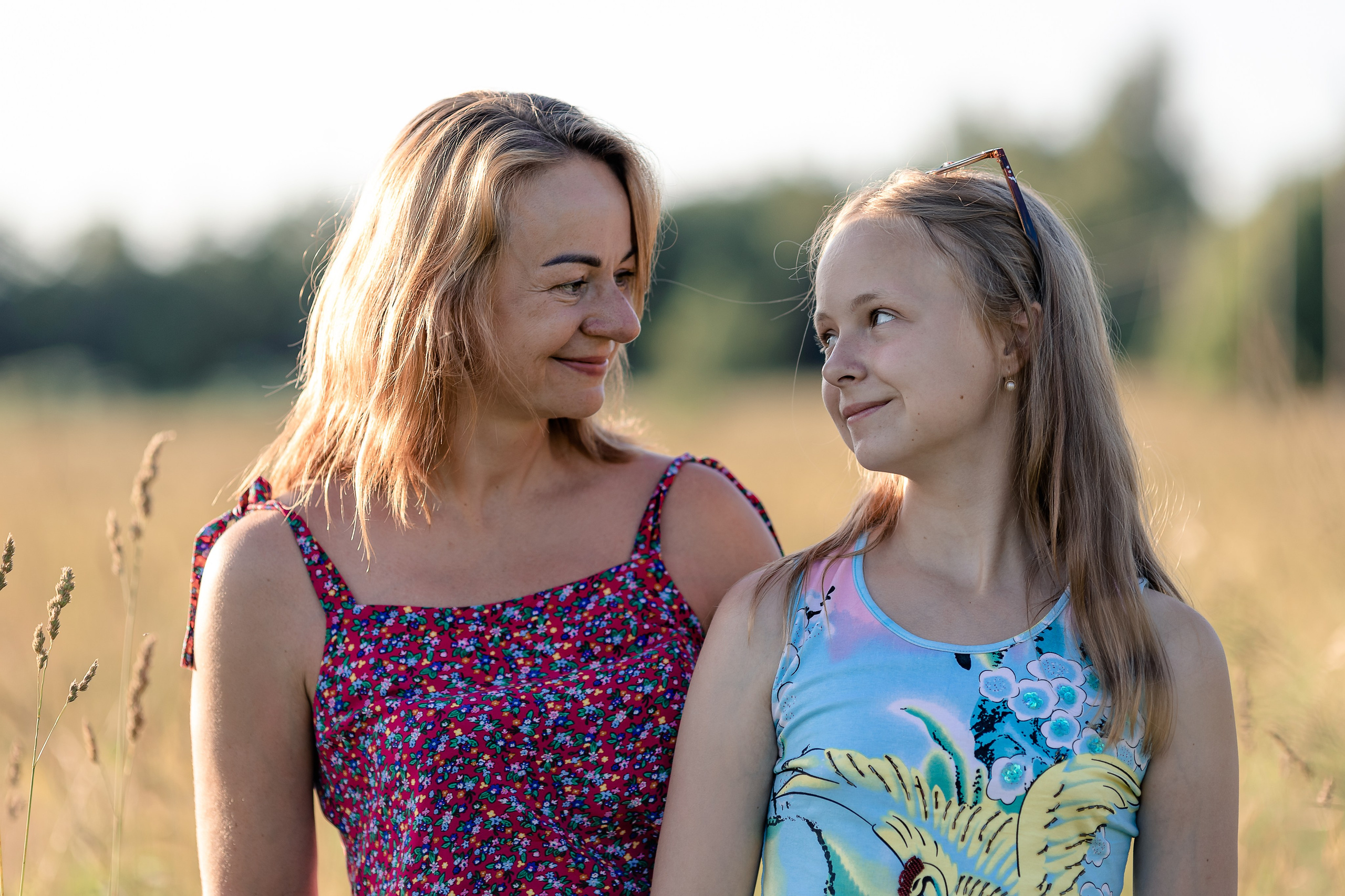 Семейная фотосессия на закате. Ирина Носова - семейный и детский фотограф