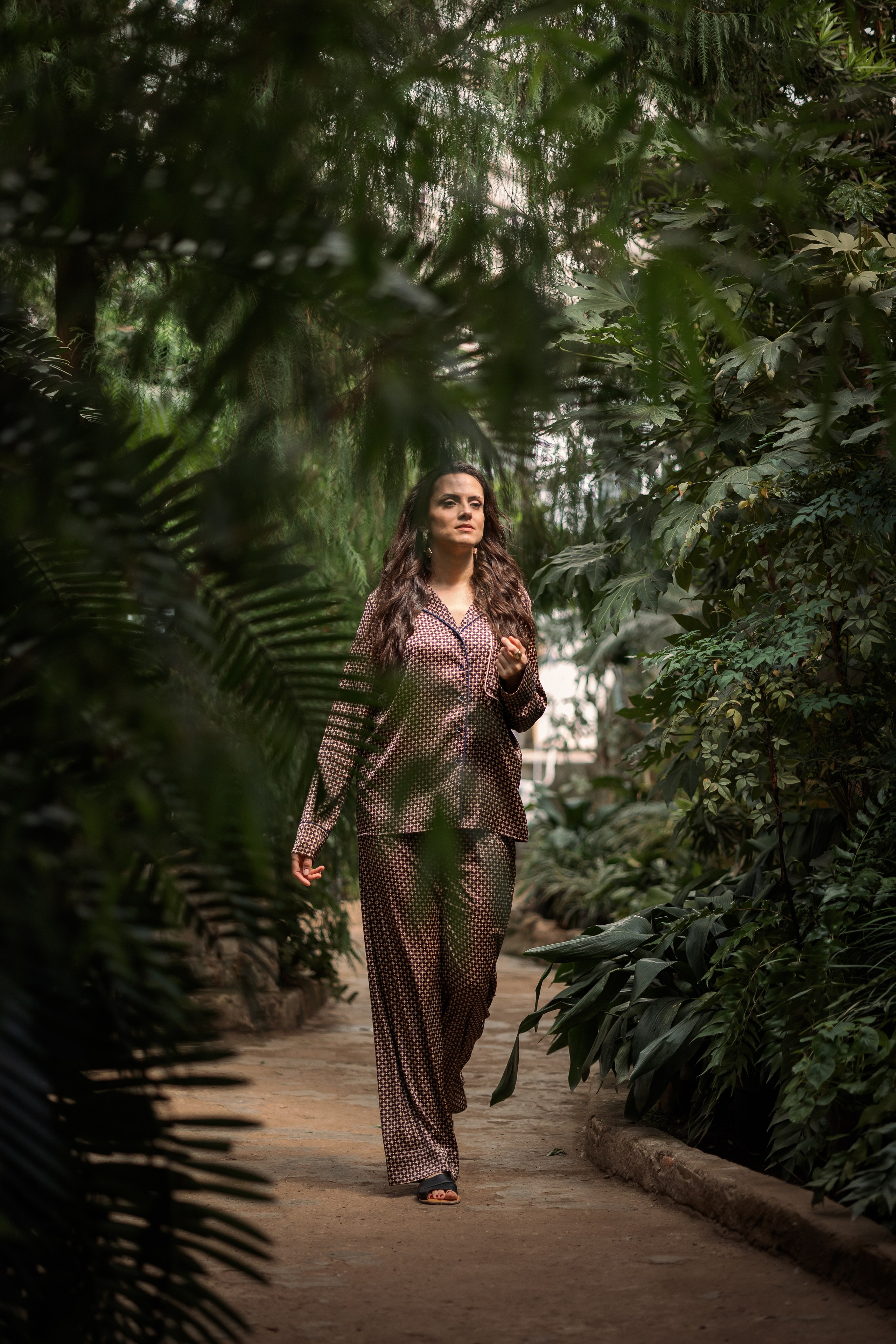 В оранжерее Ботанического сада. Семейный, женский фотограф Москве Лиза Лутцева