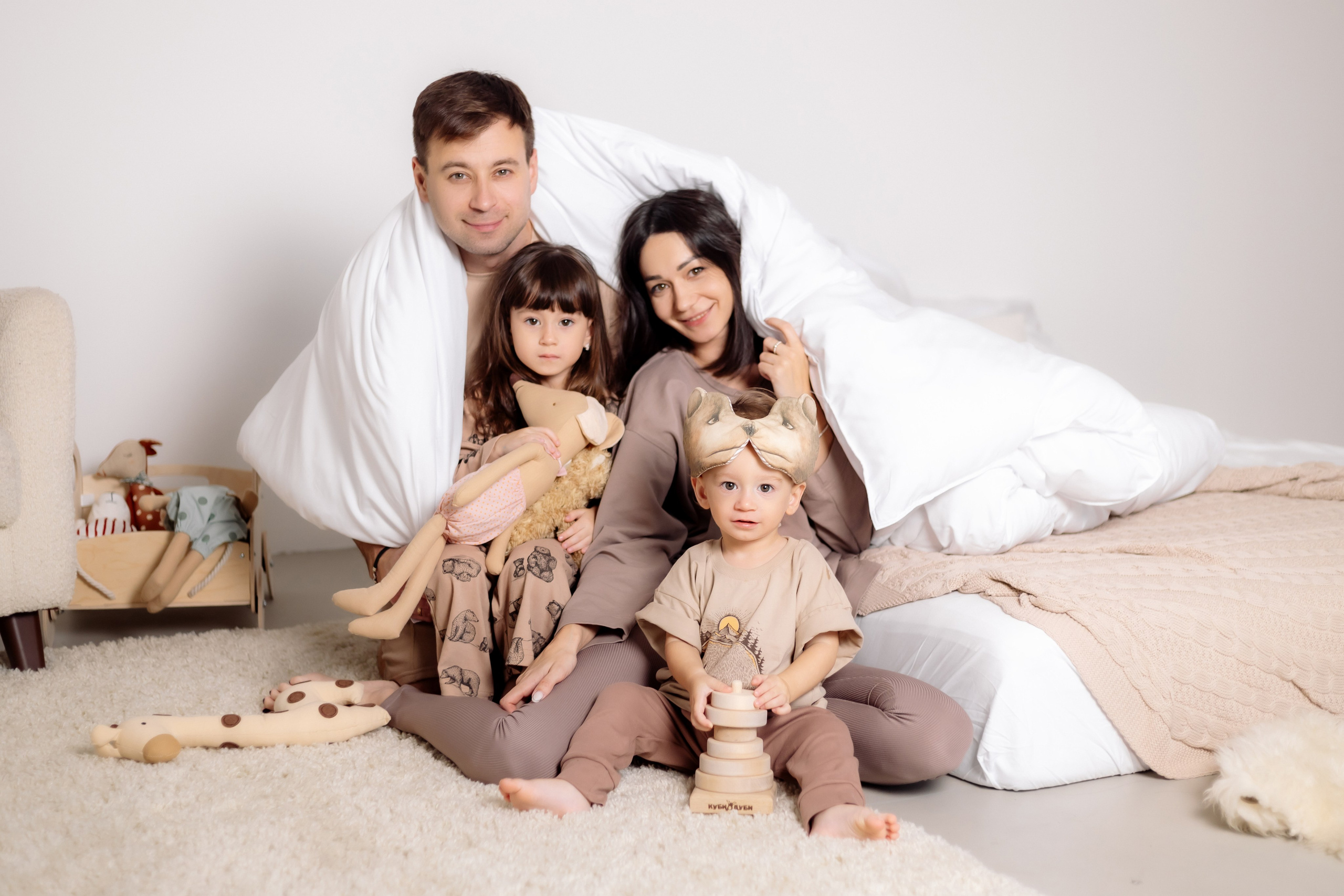 Пижамная фотосессия. Зотова Алена — семейный и женский фотограф в Зеленограде