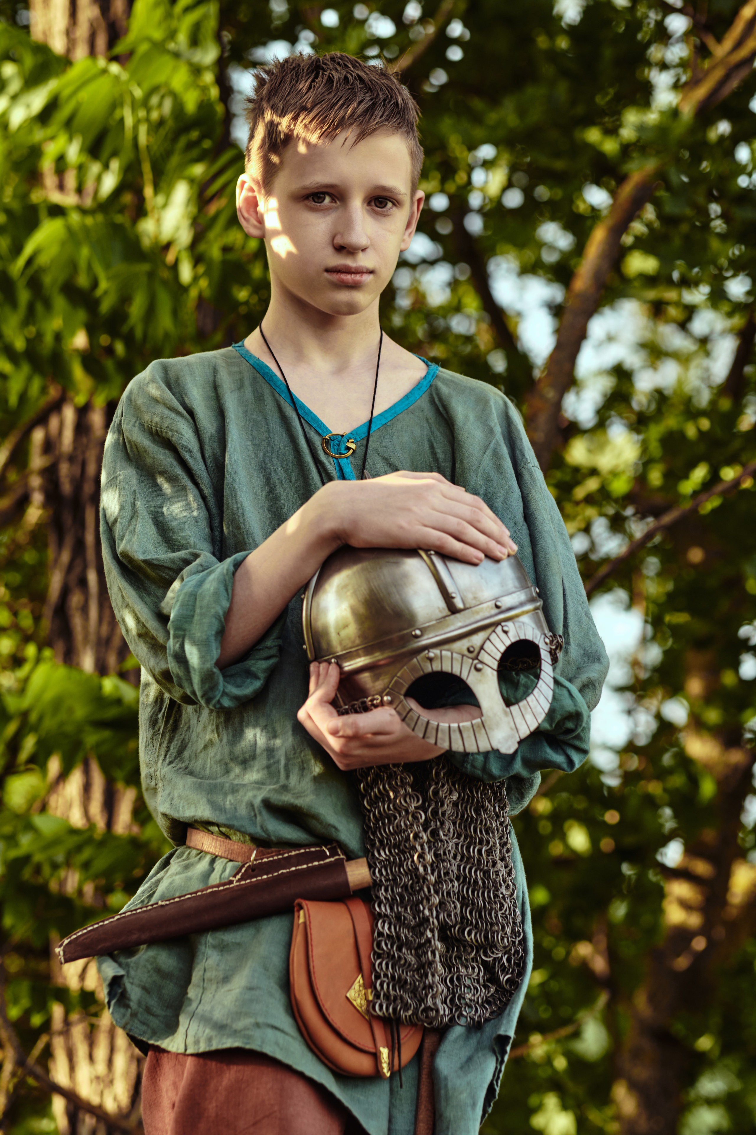 Мальчик в средневековом костюме, фотосессия в средневиковом стиле