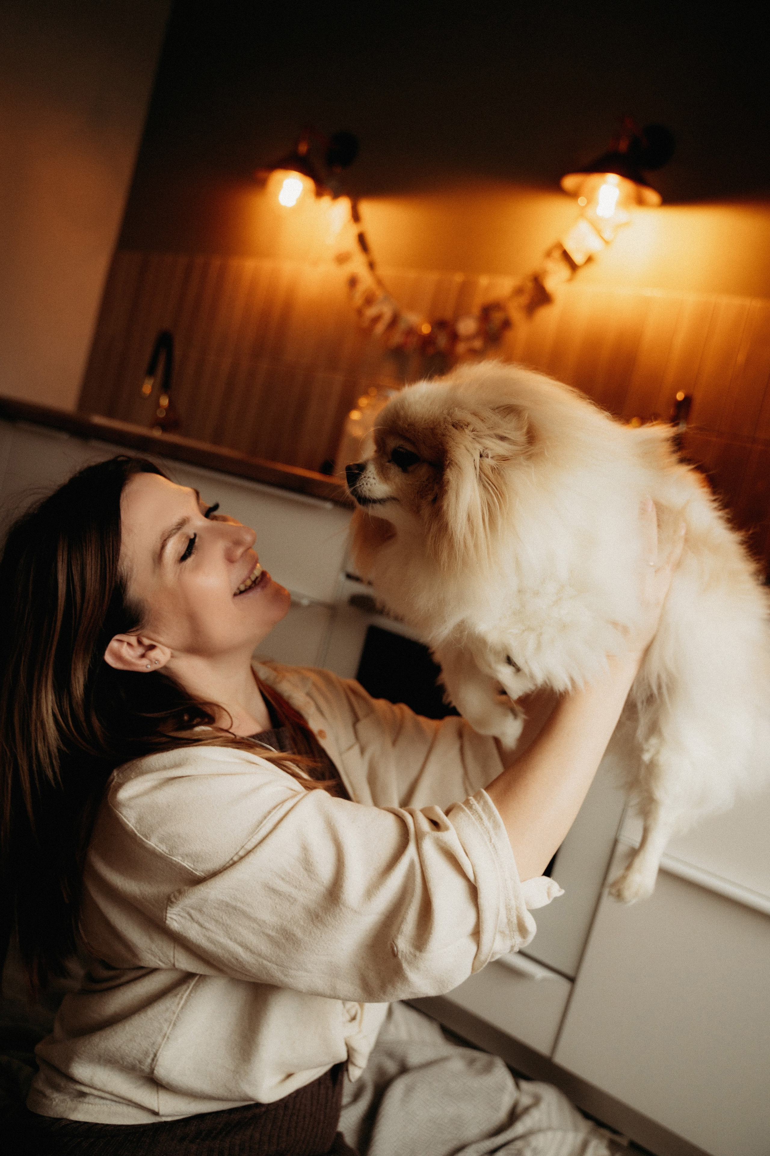 Семья на кухне