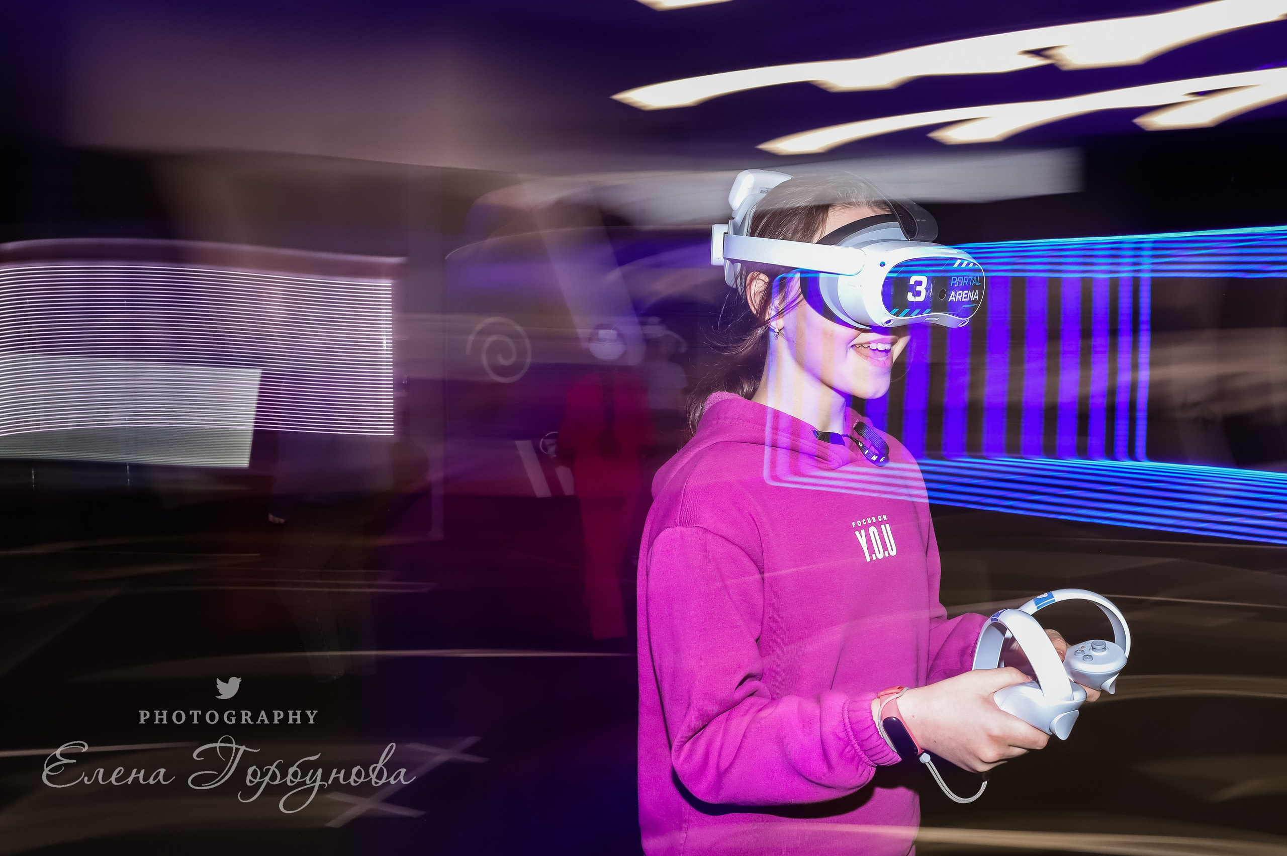 Виртуальная реальность. фотосессия дня рождения в VR PORTAL