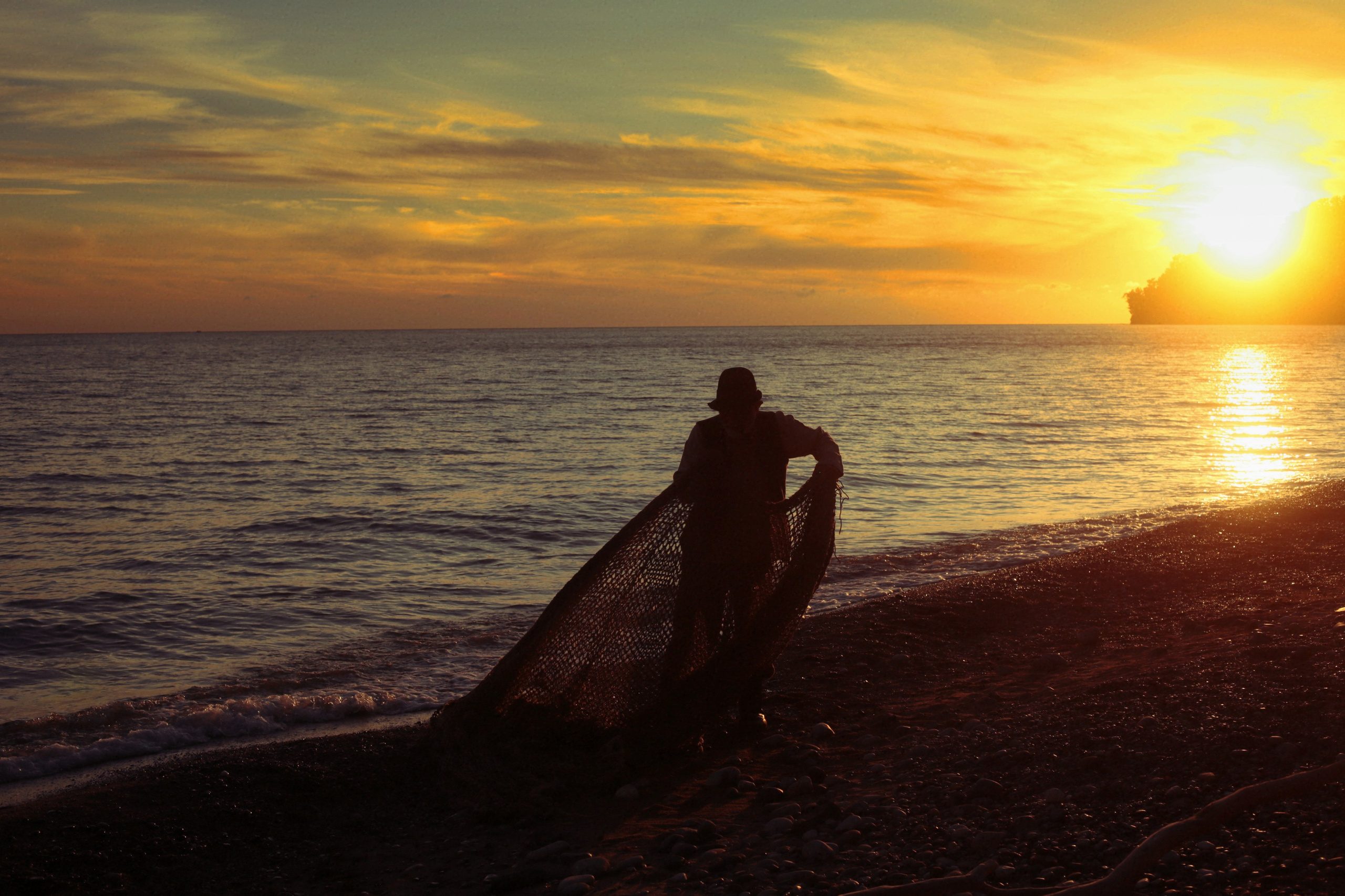 Кинематографическая съемка. Старик и дети. Ekaterina Beridze