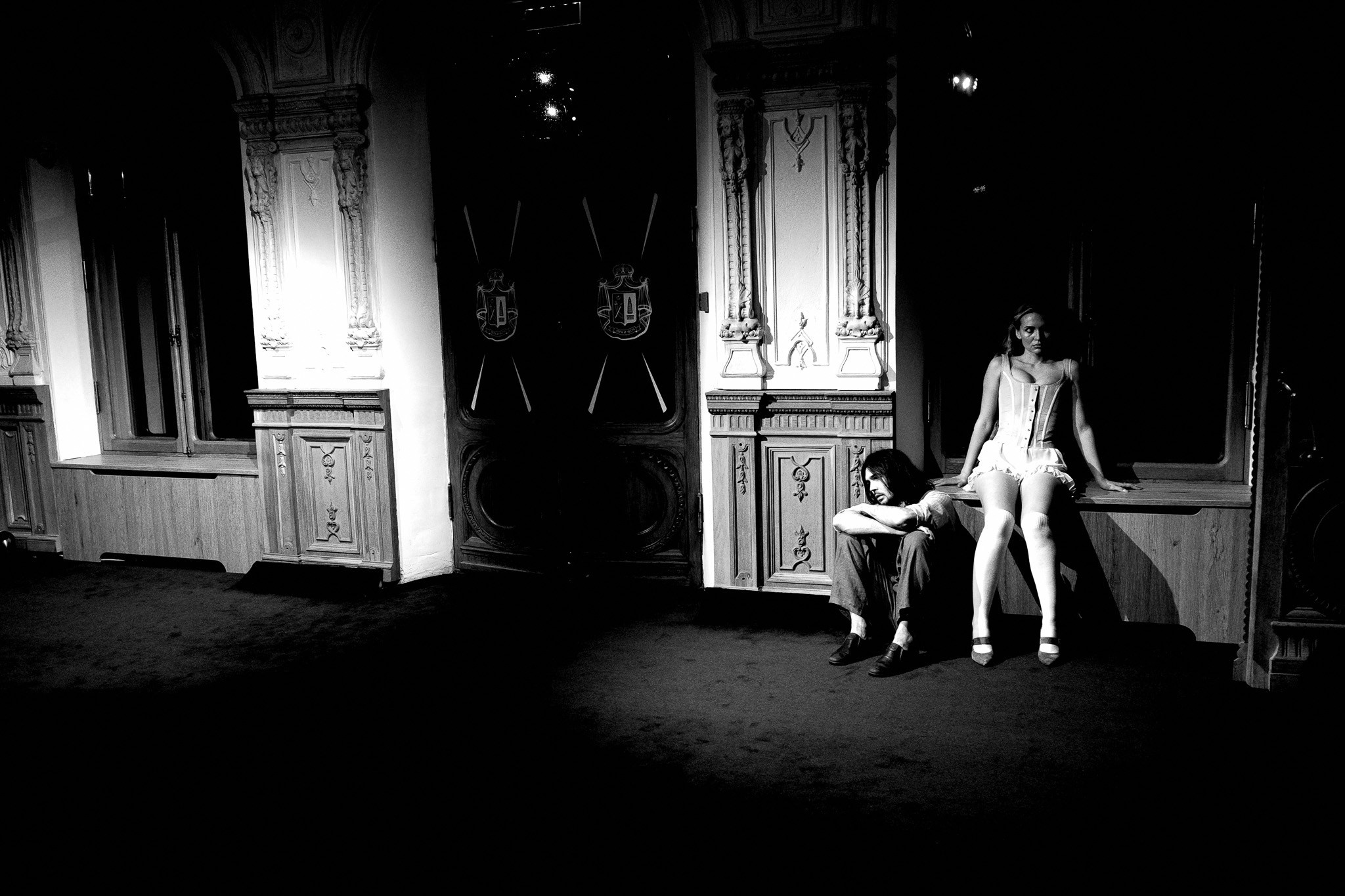 Иммерсивная часть спектакля Гримеръ в Новом Театре