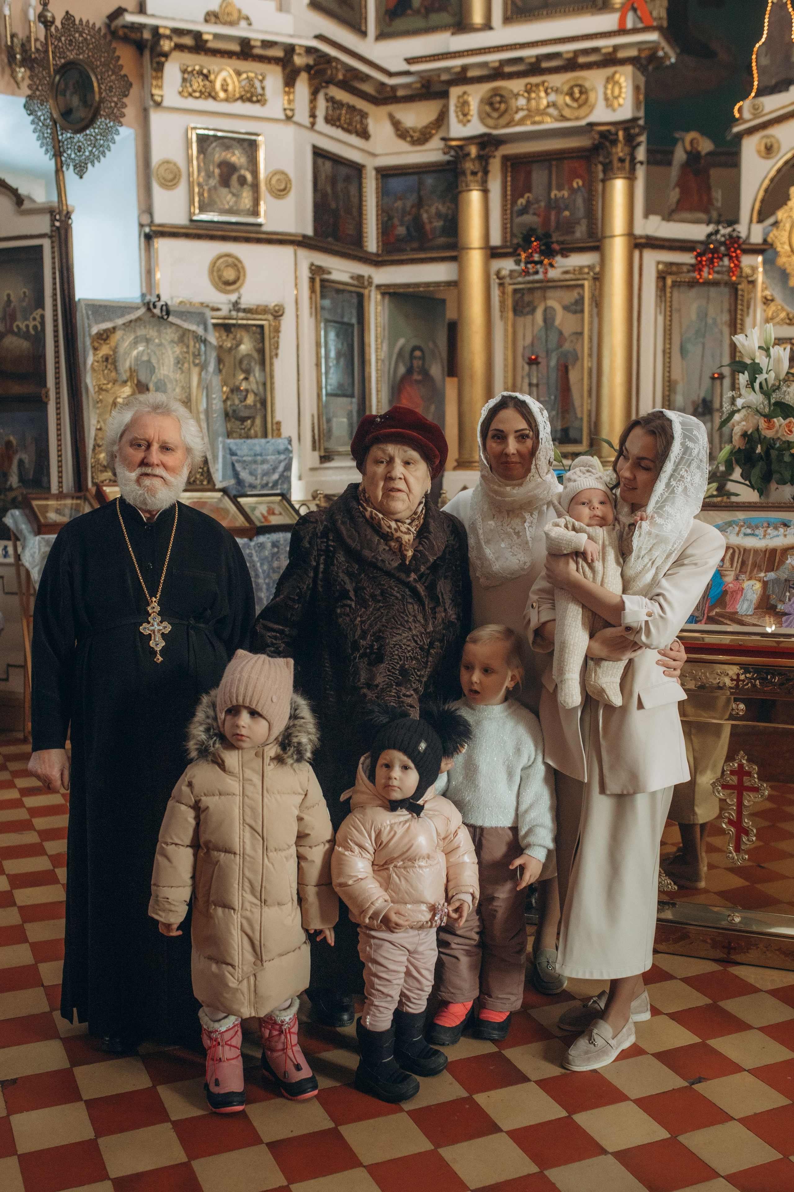 Крещение Михаил. Семейный и домашний фотограф в Москве и МО Королева Валерия
