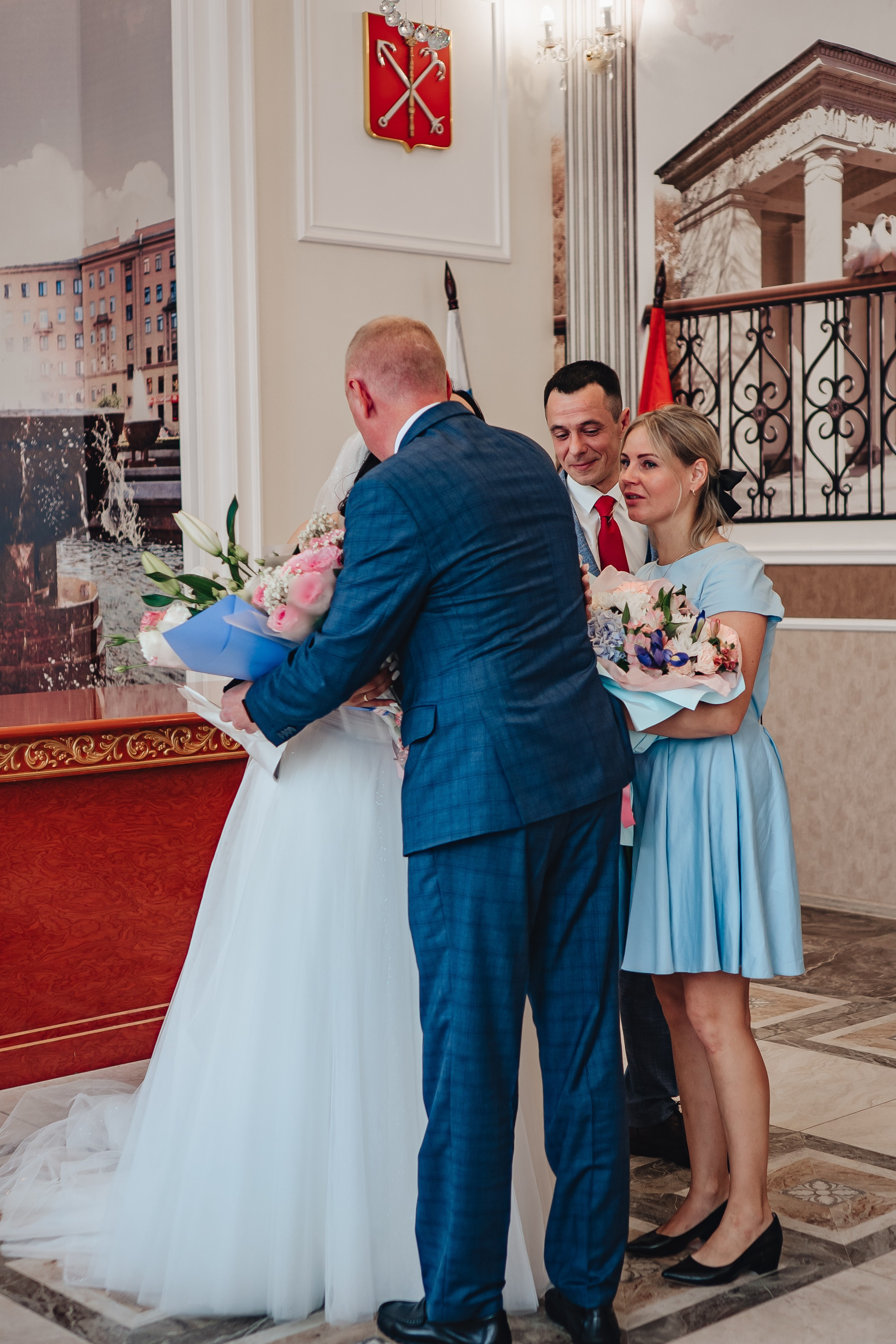 СВАДЕБНАЯ СЬЕМКА В ЗАГСЕ НА МОСКОВСКОМ ПРОСПЕКТЕ. Профессиональный фотограф, Санкт-Петербург — Виктория Богомолова