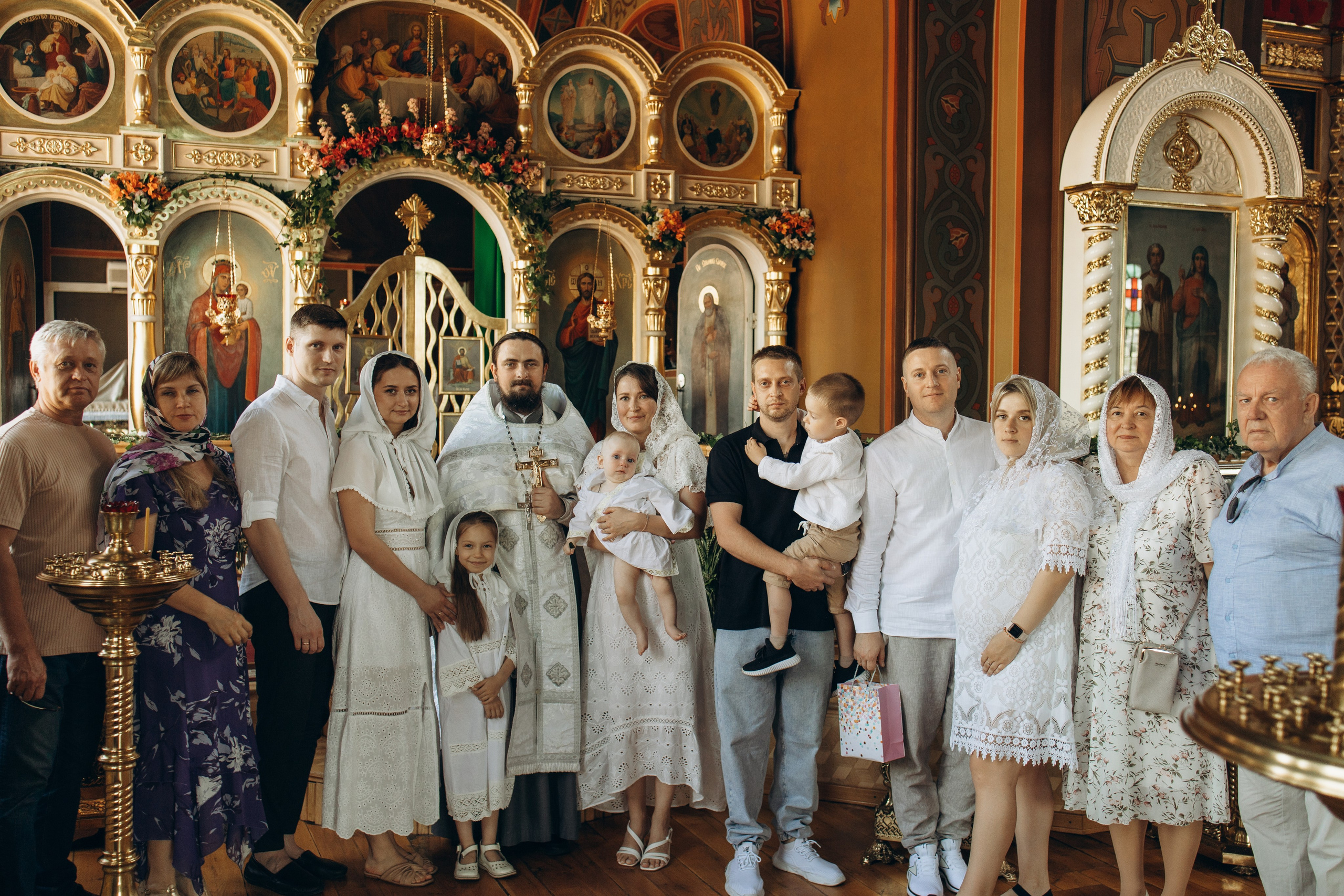 Двойное крещение Анны и Саши. Самый теплый фотограф в Краснодаре Рябоконь Ксения