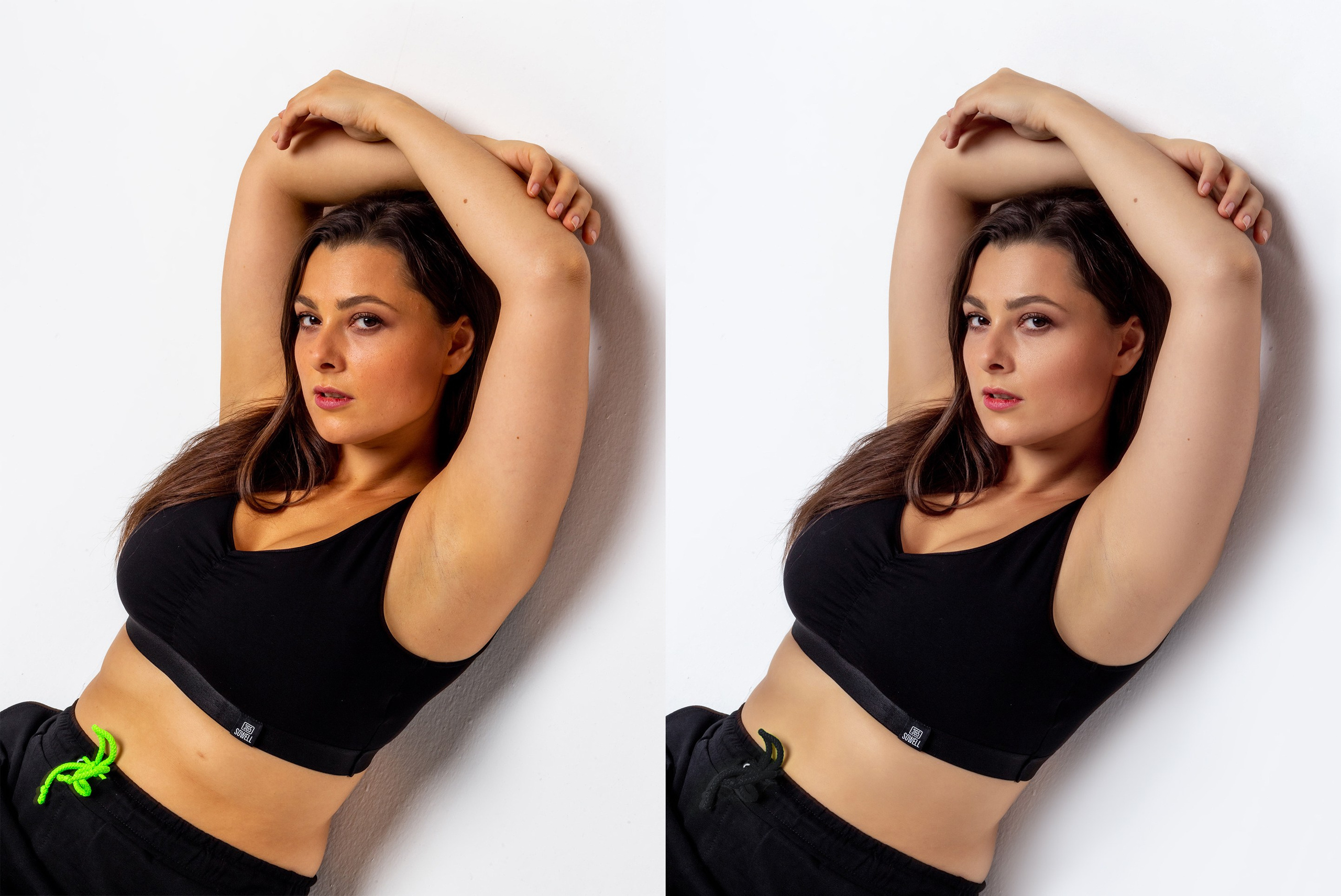 Деликатная обработка портретов для рекламы нижнего белья | Студия SVITHART