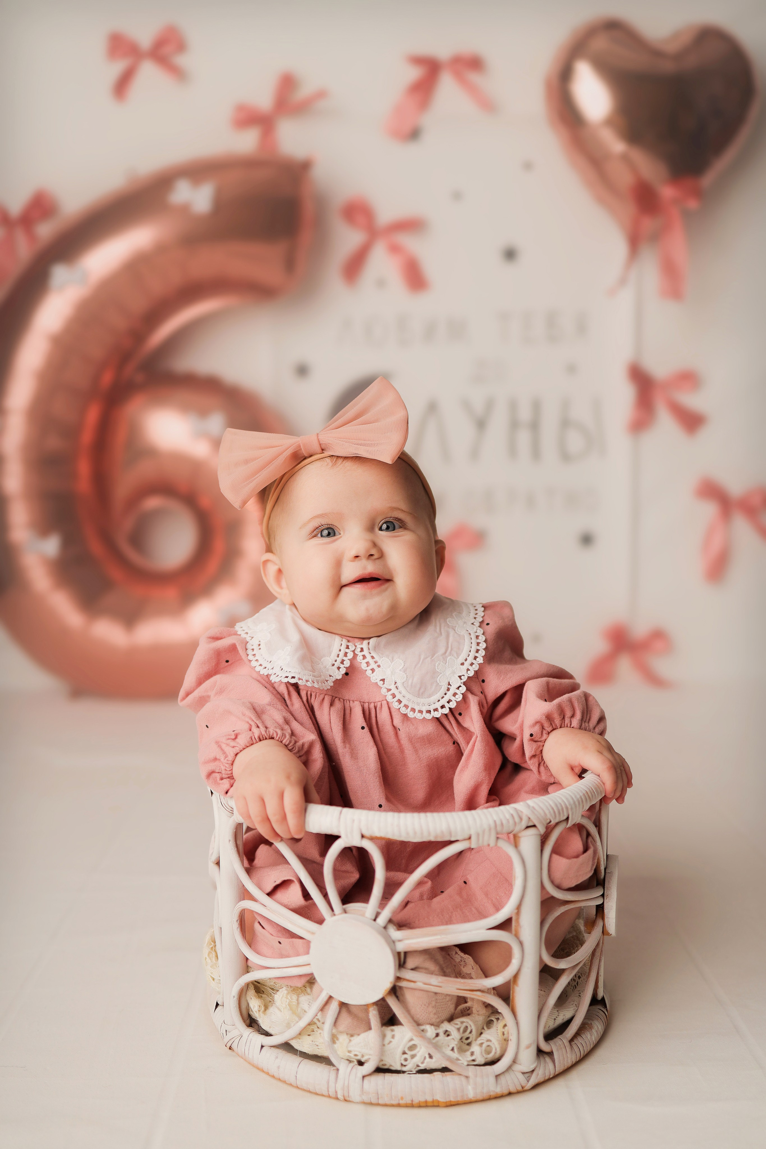 Милана, 6 месяцев. Фотограф новорожденных в Новокузнецке Анна Горошникова