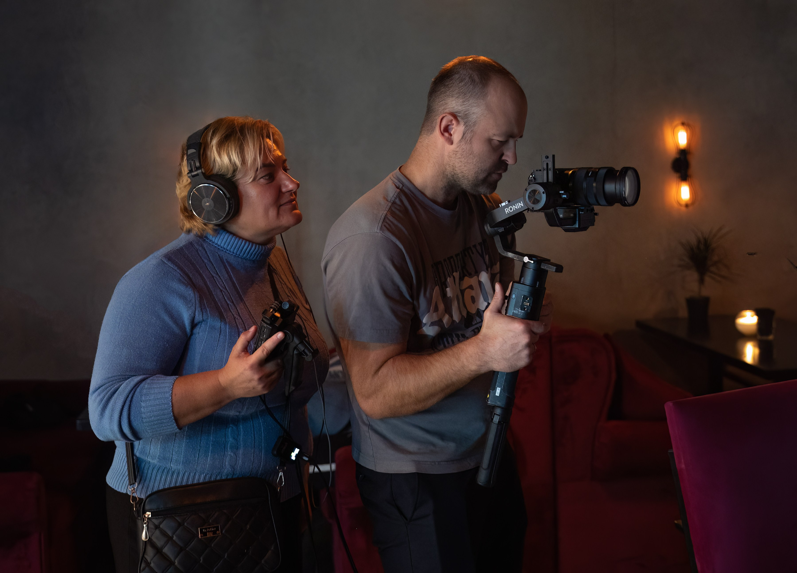 Съемка фильма «Добро». День второй. Портретный фотограф в Москве Казьмина Олеся