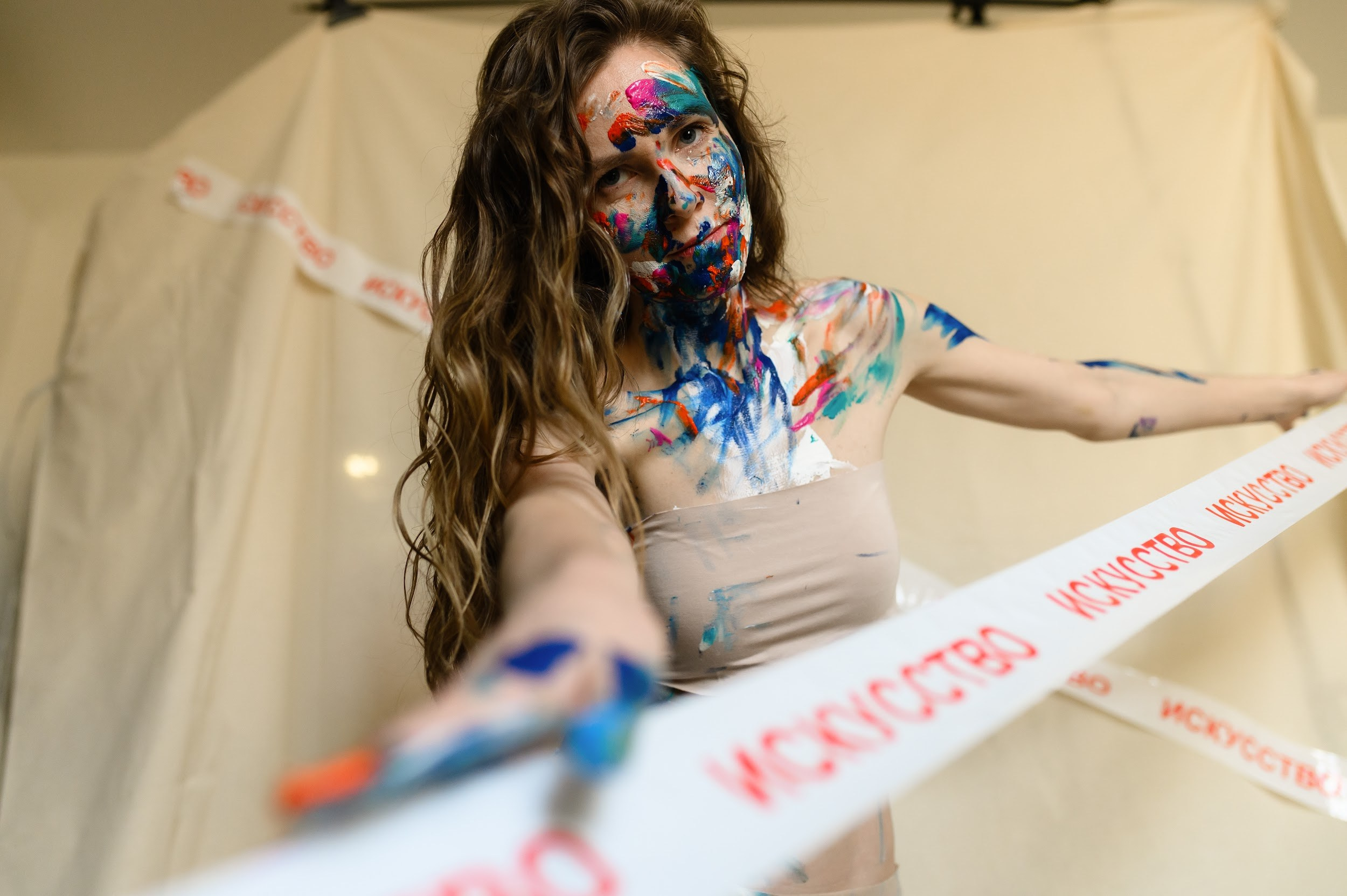 Арина. Краски. Фотограф Марина Росси