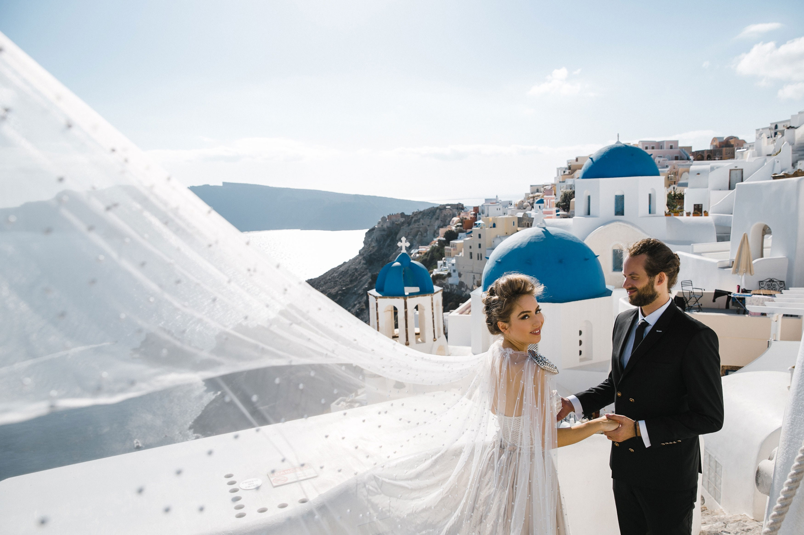 Свадьба на Санторини. Фотограф и видеограф Анна Домашенко