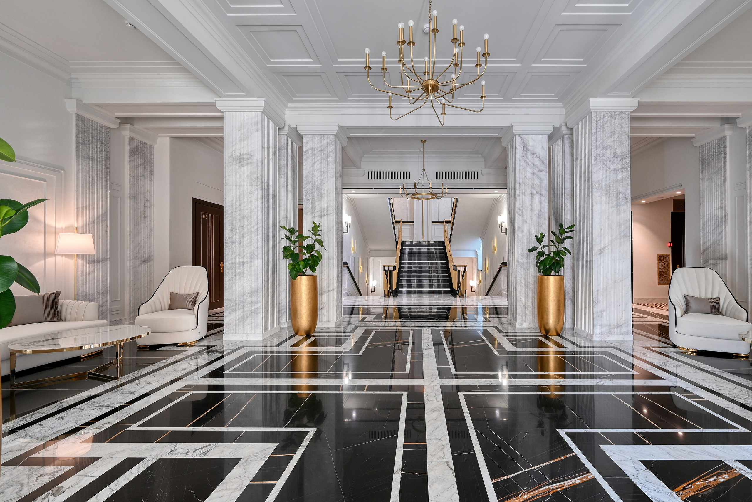 Апарт-комплекс Grand Royal в Сочи. Интерьерная съемка. Интерьерный фотограф в Сочи | Роман Сусленко