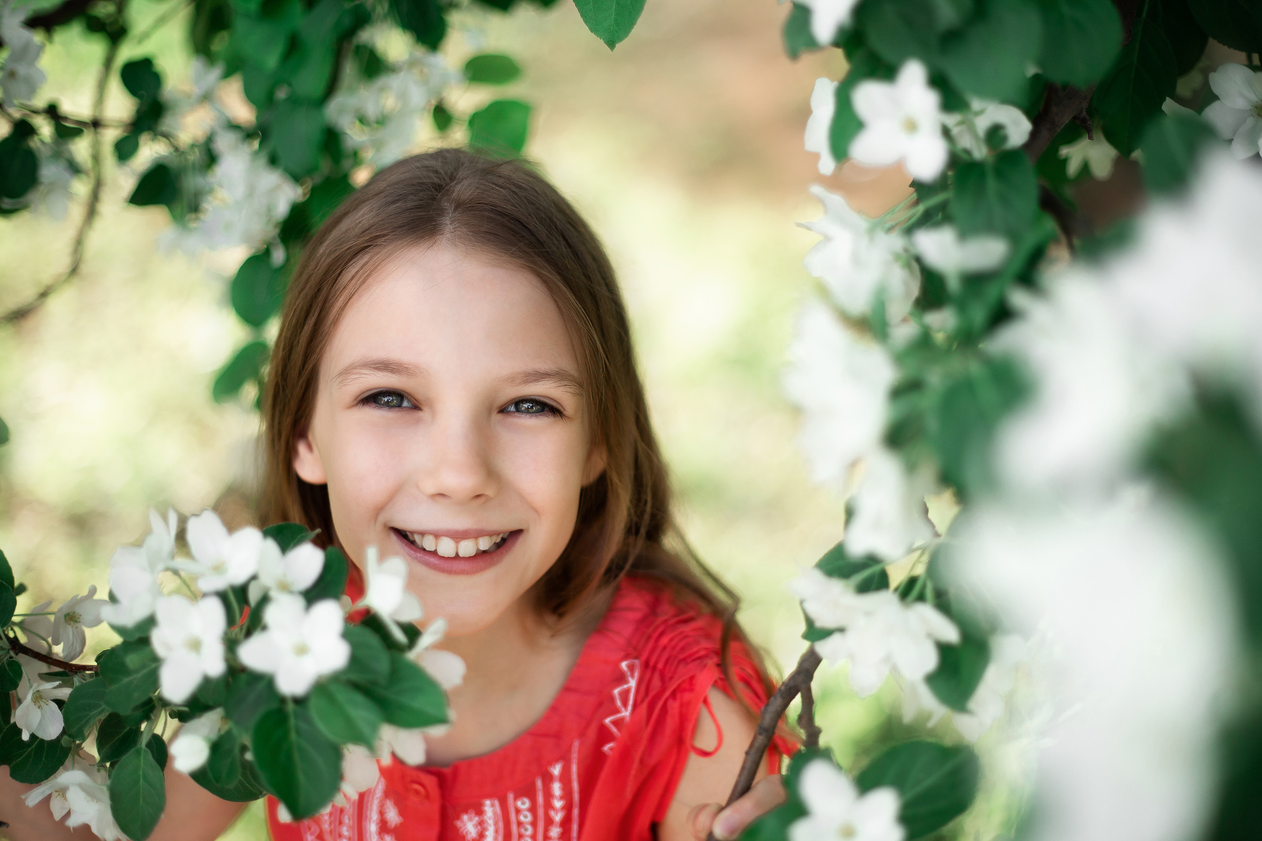 Фото в яблони