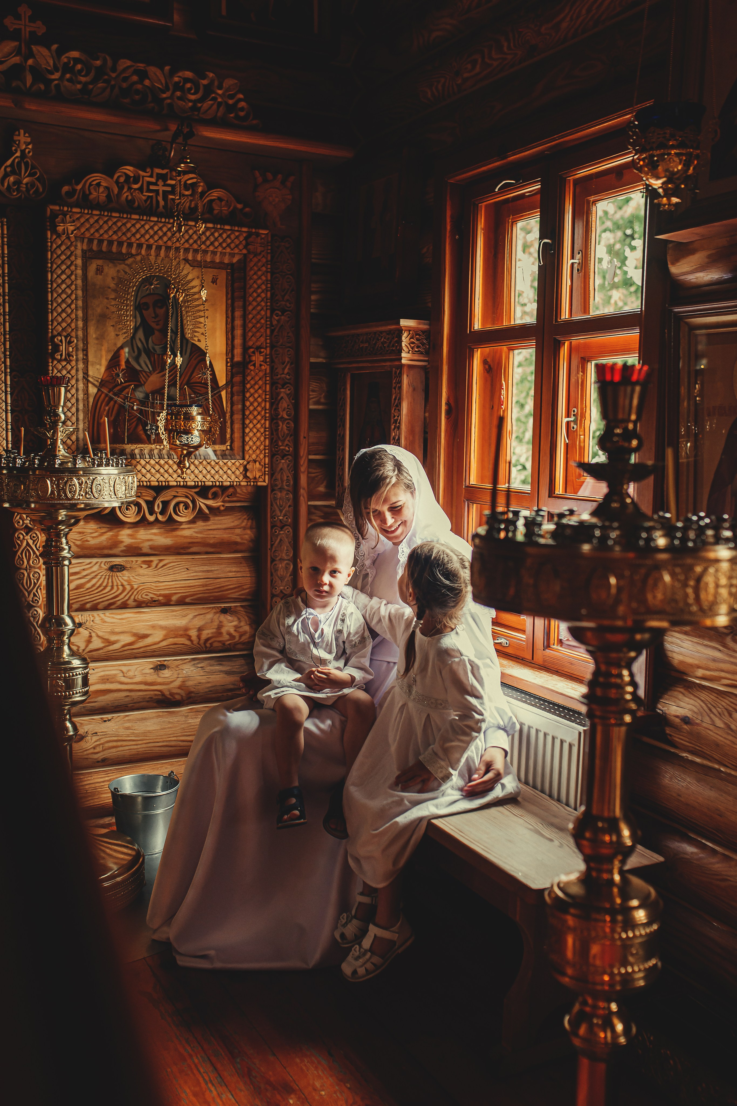 Таинство Крещения Арины и Глеба. Фотограф Таинств Крещения и Венчания в г. Курске