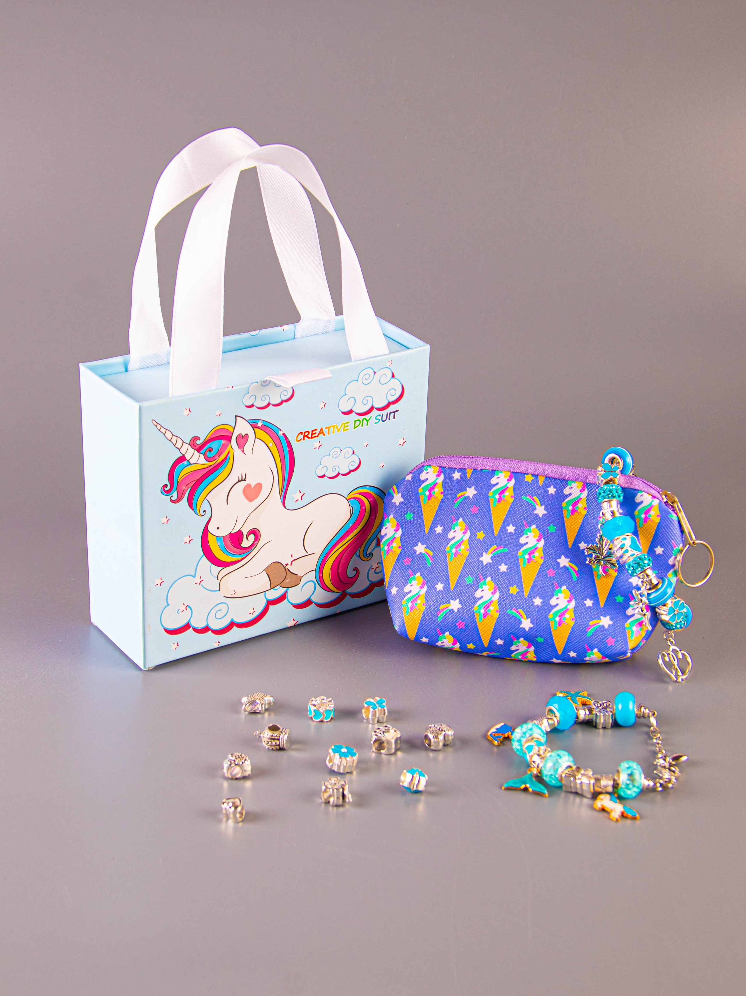 Набор по созданию браслетов (голубой). «Матрица»