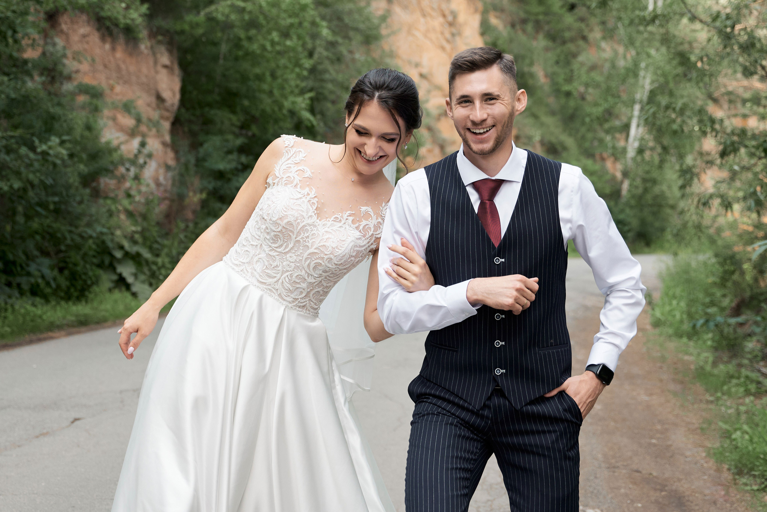 Дорога у карьера. Свадебный фотограф Александр Браво