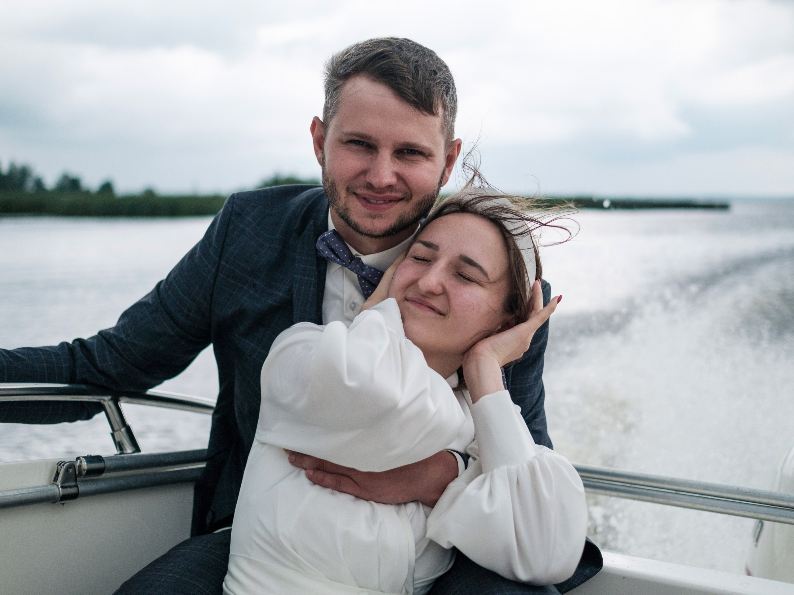 Венчание и прогулка на катере Александра и Софии. Фотограф в Москве Максим Скоробогатов