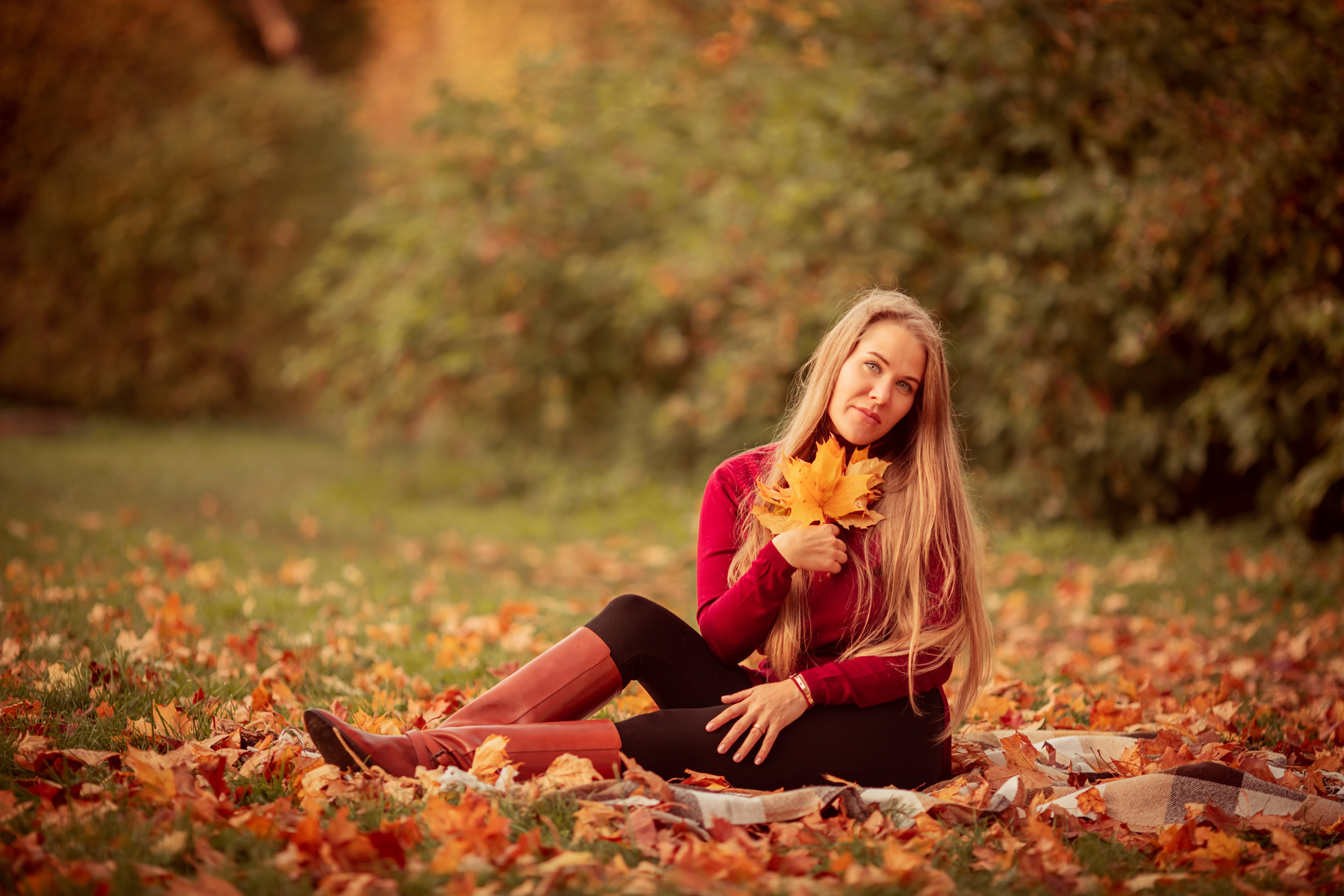 Осенняя съемка мама и дочка. Фотограф в Санкт-Петербурге Анастасия Полякова