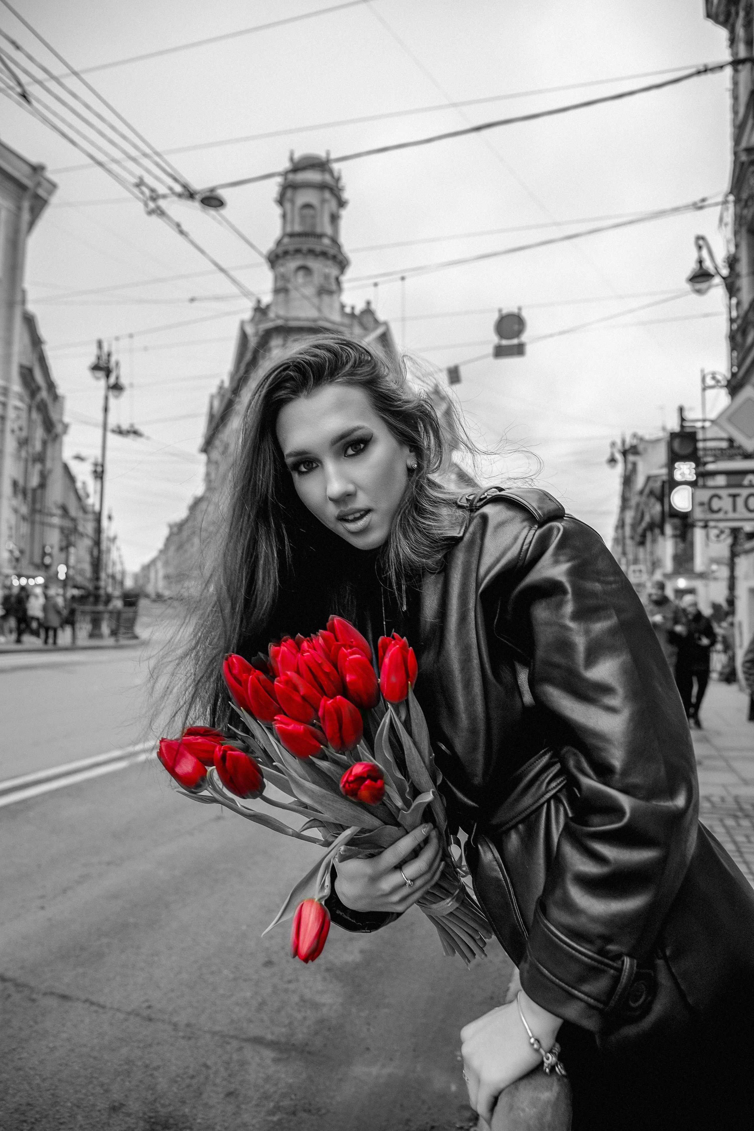 Ольга первая весенняя прогулка. Катерина Растокина фотограф в Санкт-Петербурге