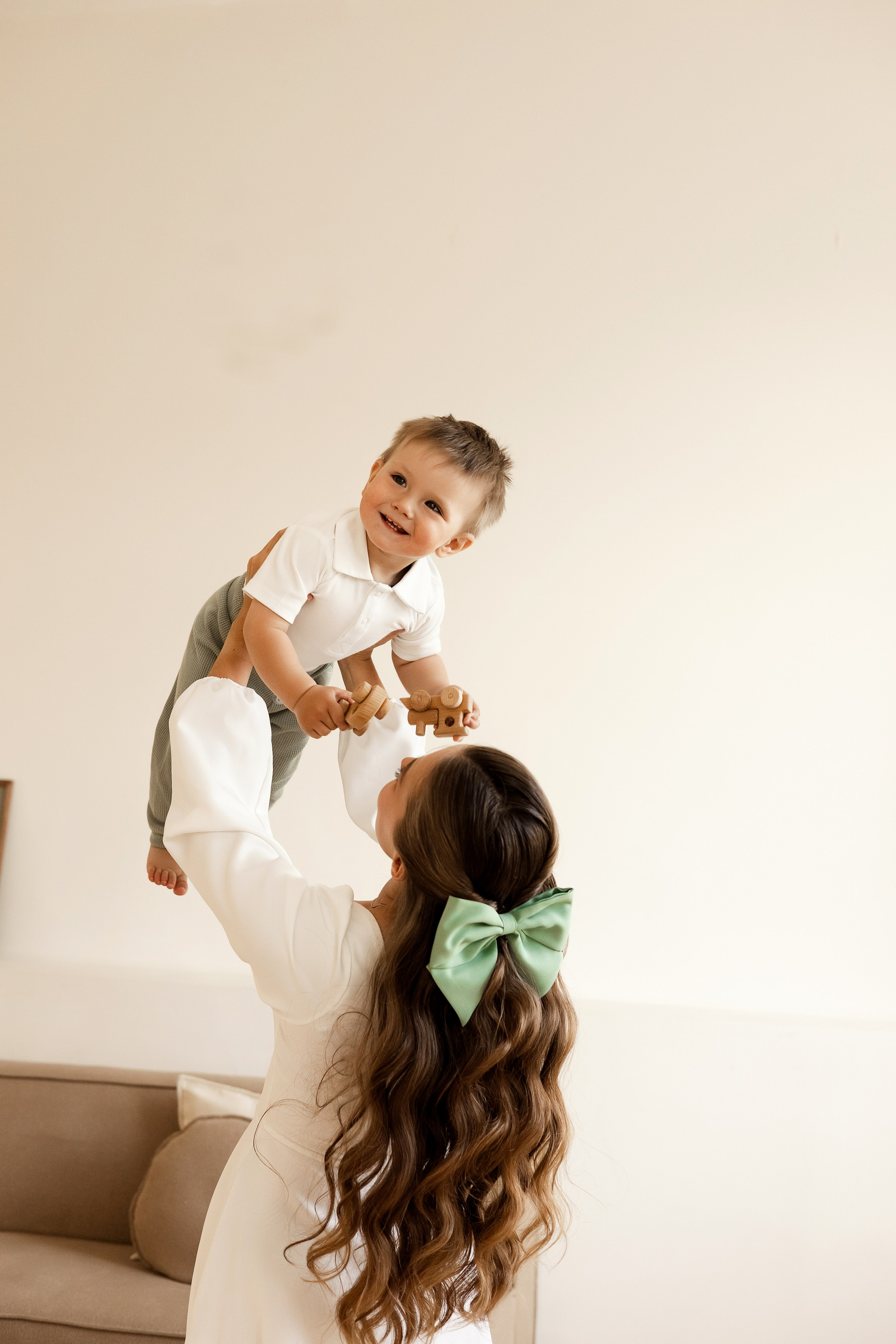 Съемка годовасия в студии Молоко. Семейный фотограф в Екатеринбурге Маргарита Курносова