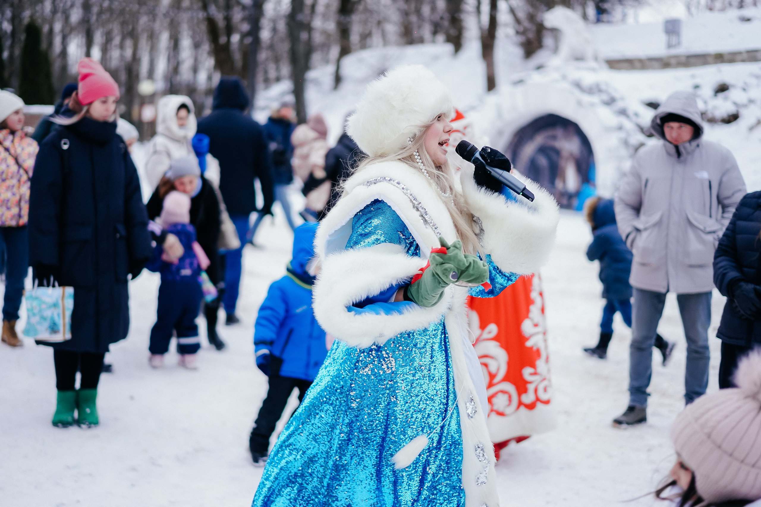«Предновогодний переполох» Лопатинский сад, 14.12.2024. Фотограф и видеограф Смоленск | Студия Цезарь