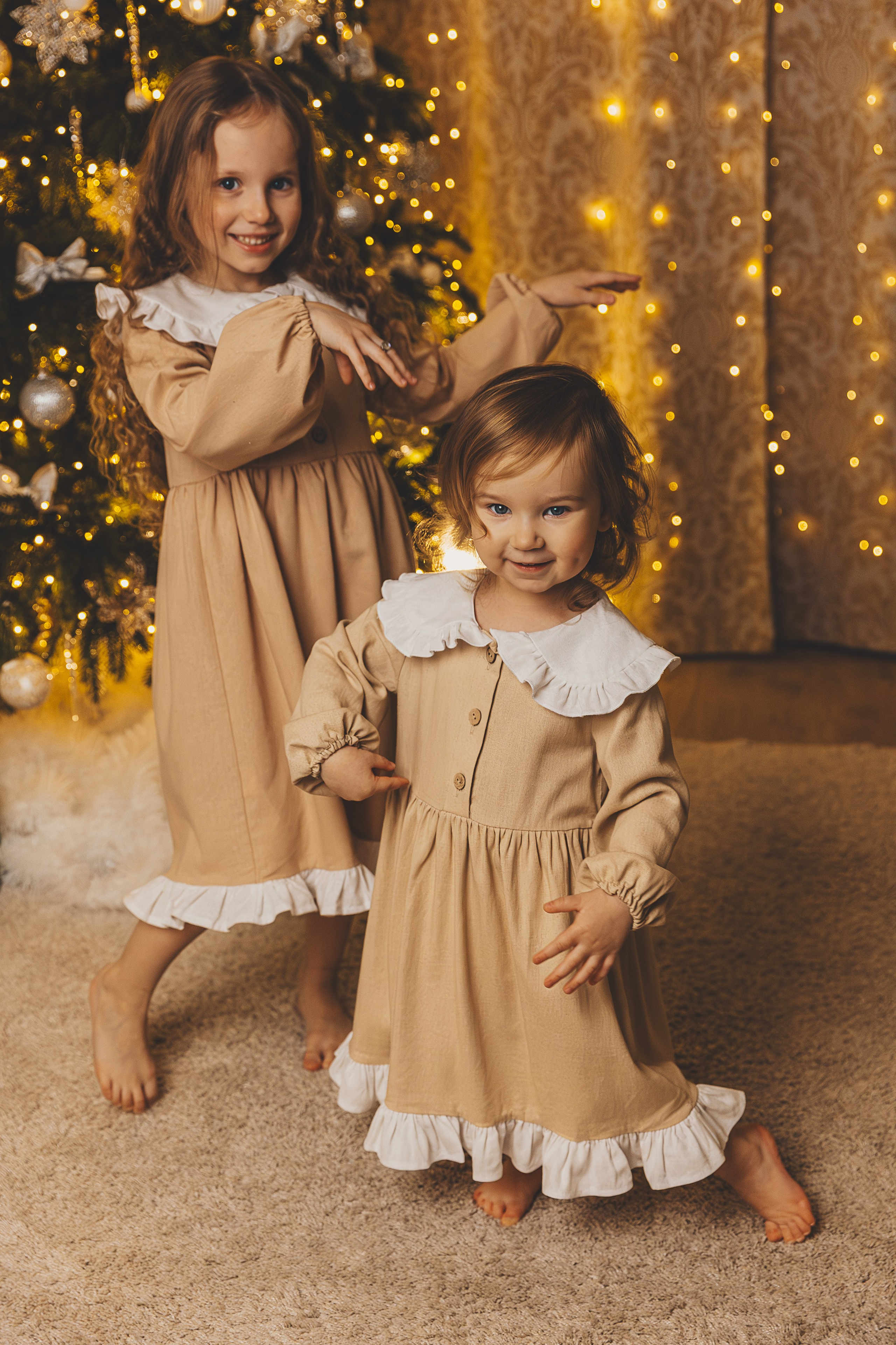 Семейная новогодняя домашняя фотосессия. Семейный и женский фотограф в Москве Надежда Воробьева