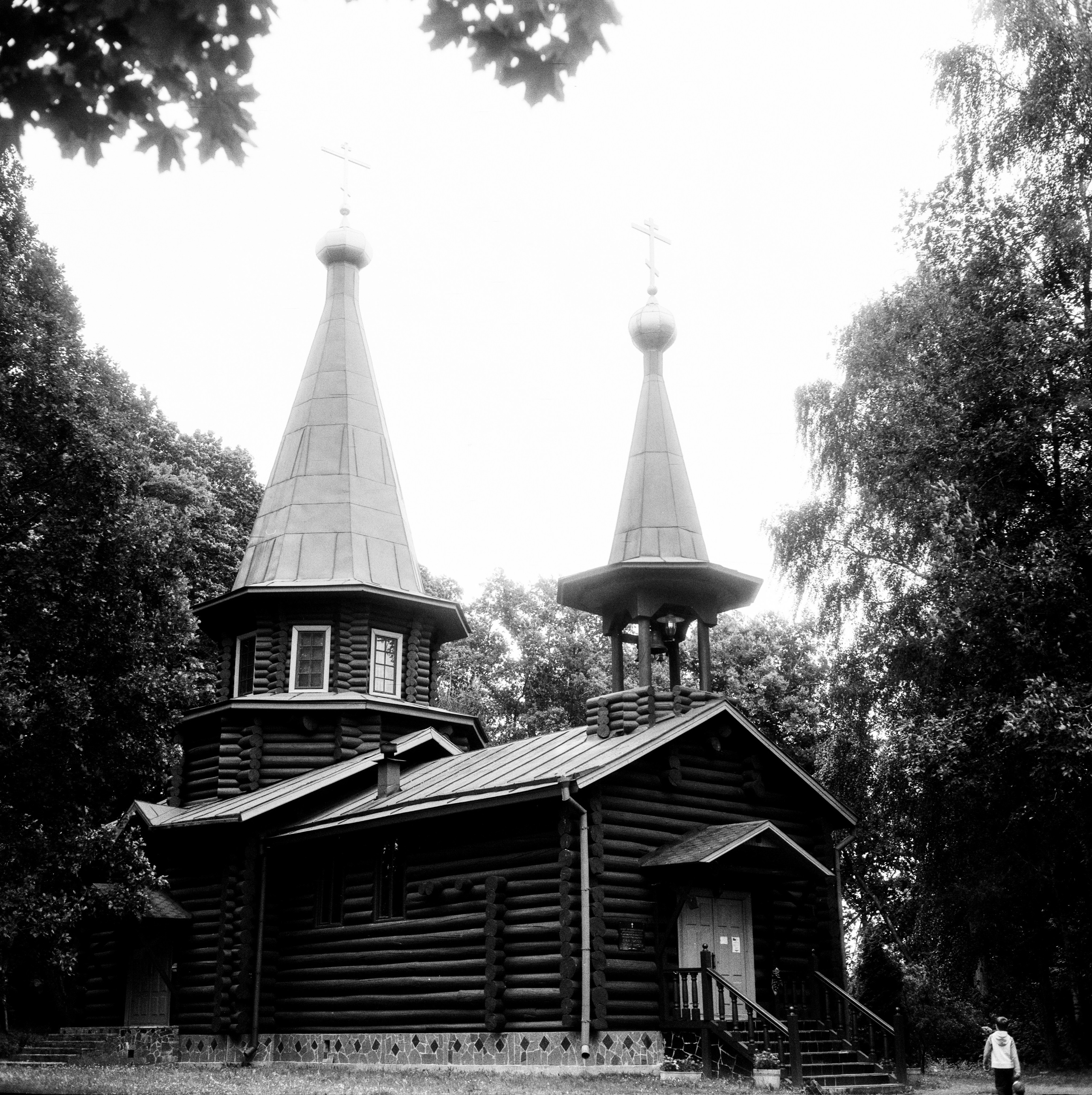 Маяк Вуохенсало, церковь в д. Плодовое / SFL Double-X Aerographic 400