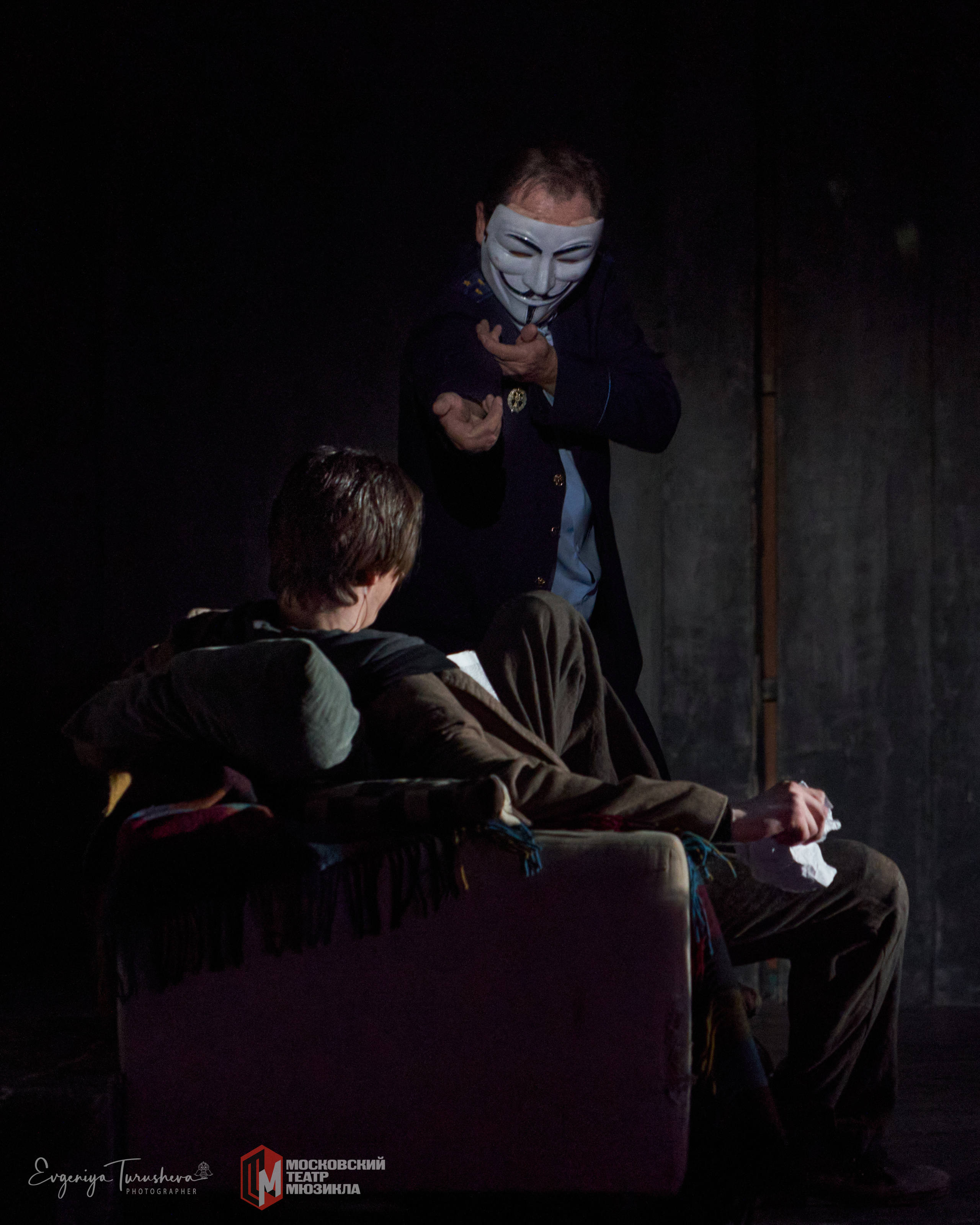 Рок-опера «Преступление и наказание» (Театр мюзикла, 19 октября 2021). Фотограф Евгения Турушева