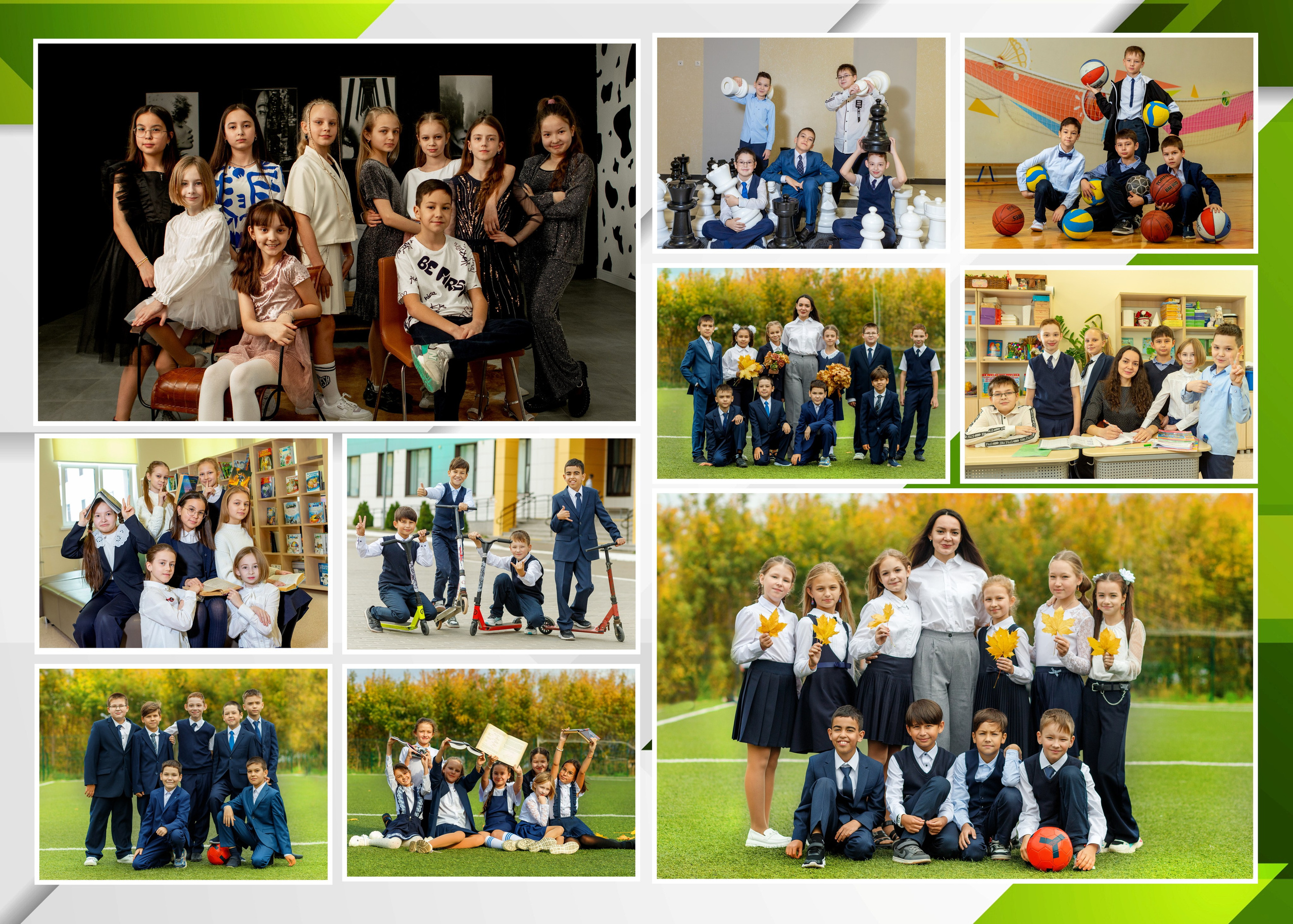 Альбом с фотосъемкой в студии (Дизайн Линии). Выпускные альбомы Казань. Семейный и детский фотограф Михаил Мигачев