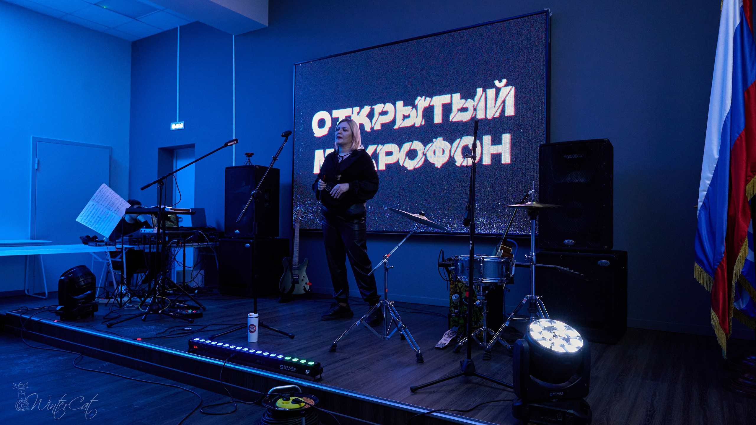 Открытый микрофон. Портретный и репортажный фотограф в Магадане Андрей Нефедов WinterCatPhoto