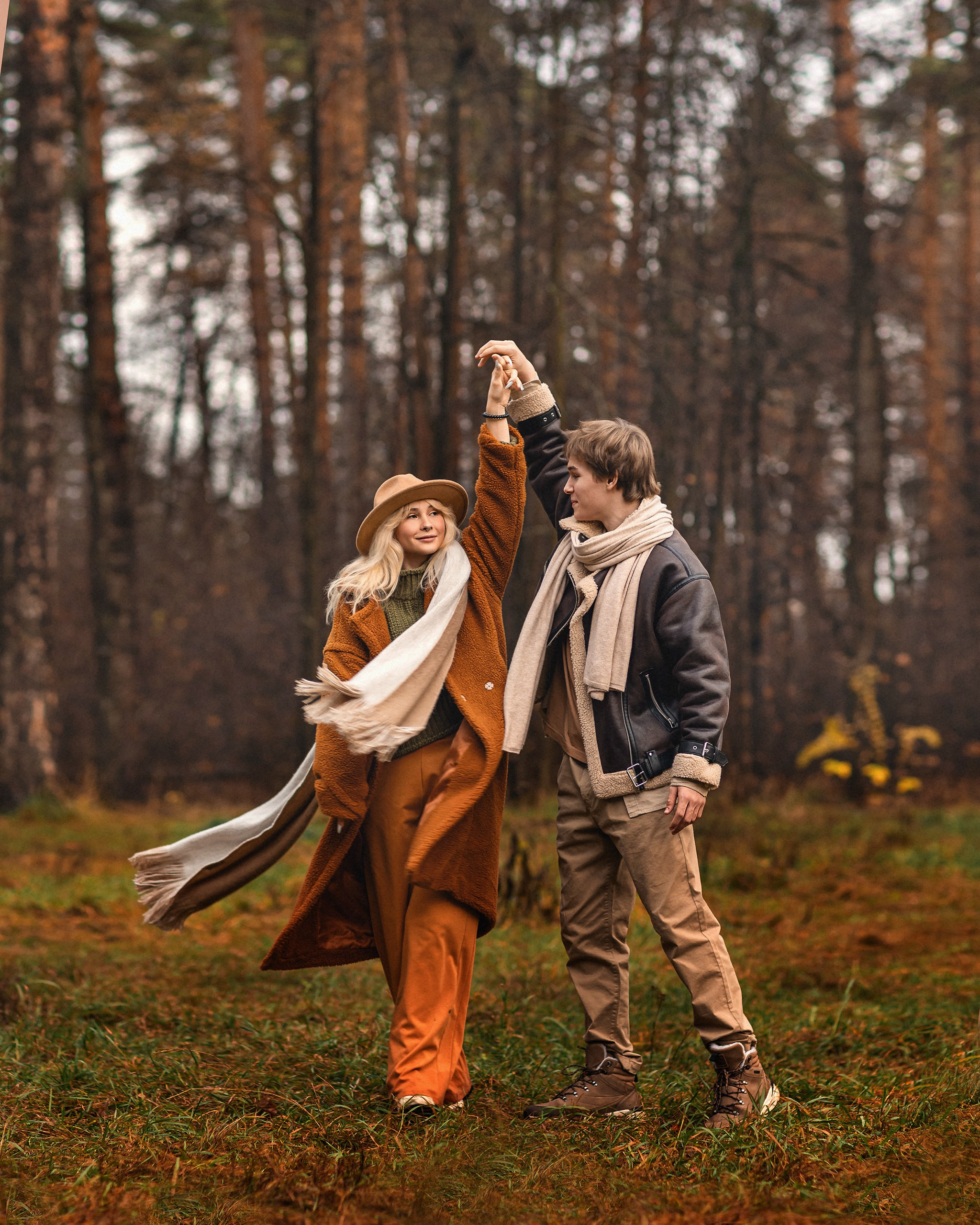 Осенняя лавстори. Детский и семейный фотограф Елена Михайлова в Москве