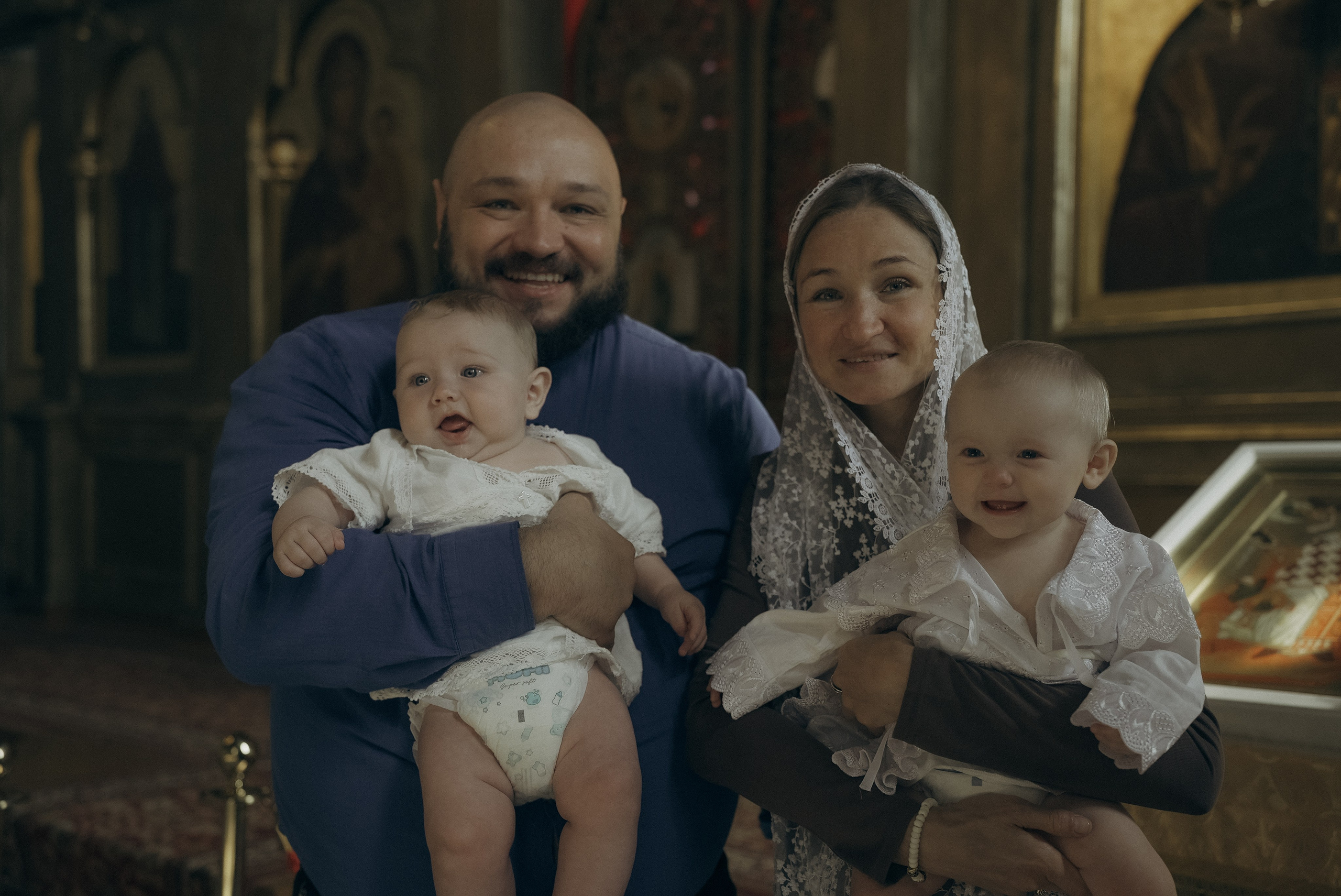 Крещение Евы и Макара. Видеограф в Архангельске Елена Курбатова