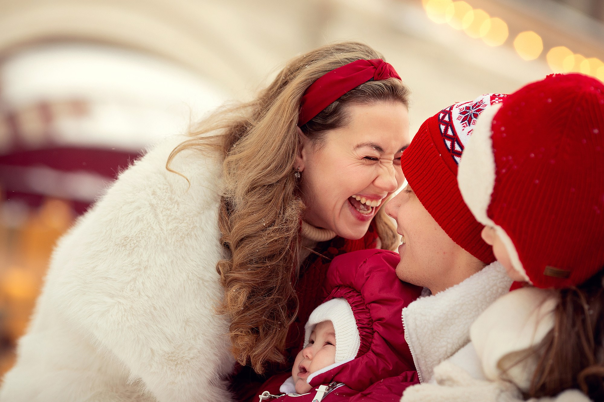 Атмосферная фотосессия на новогодней ярмарке. Семейный фотограф Татьяна Надеждина | Москва, Московская область, Ярославль