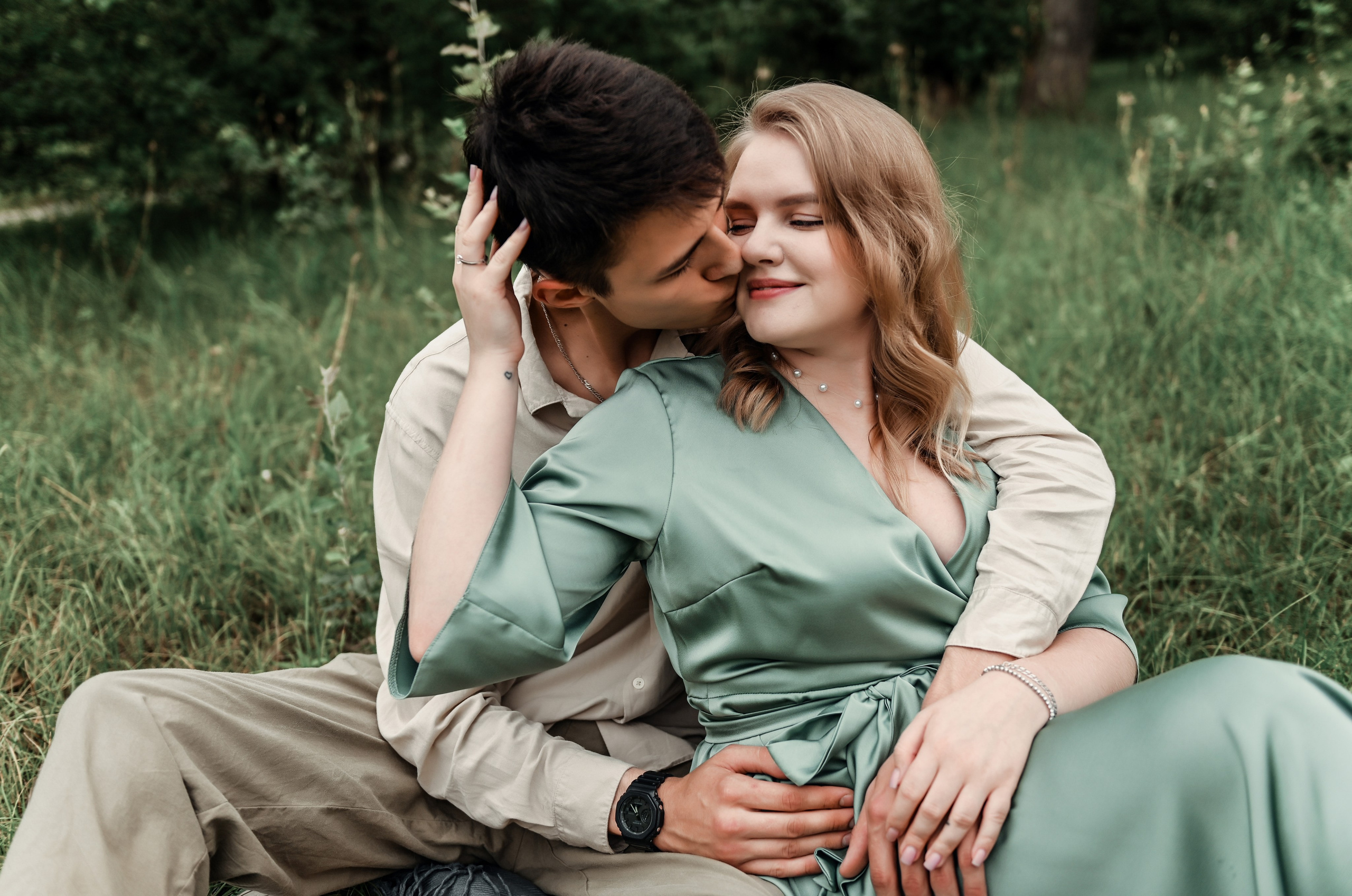 Love story прогулка вместе с песиком))). Свадебный, семейный, детский, контент фотограф в Омске Максим Ильин