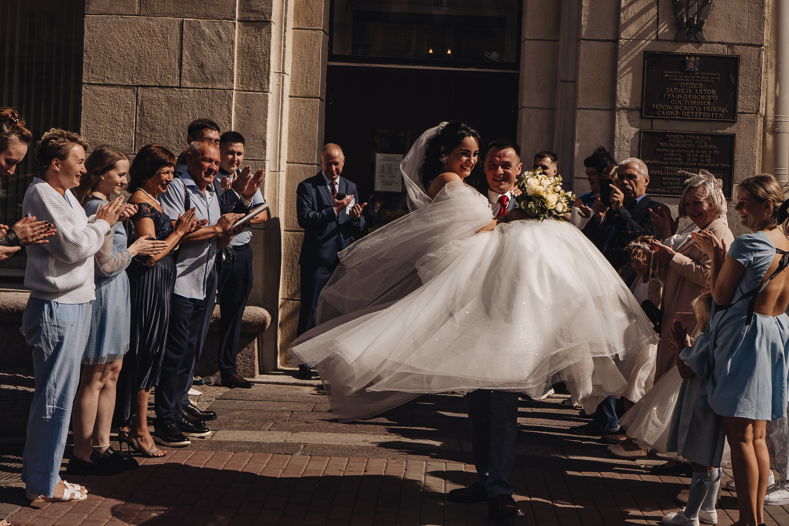 СВАДЕБНАЯ СЬЕМКА В ЗАГСЕ НА МОСКОВСКОМ ПРОСПЕКТЕ. Профессиональный фотограф, Санкт-Петербург — Виктория Богомолова