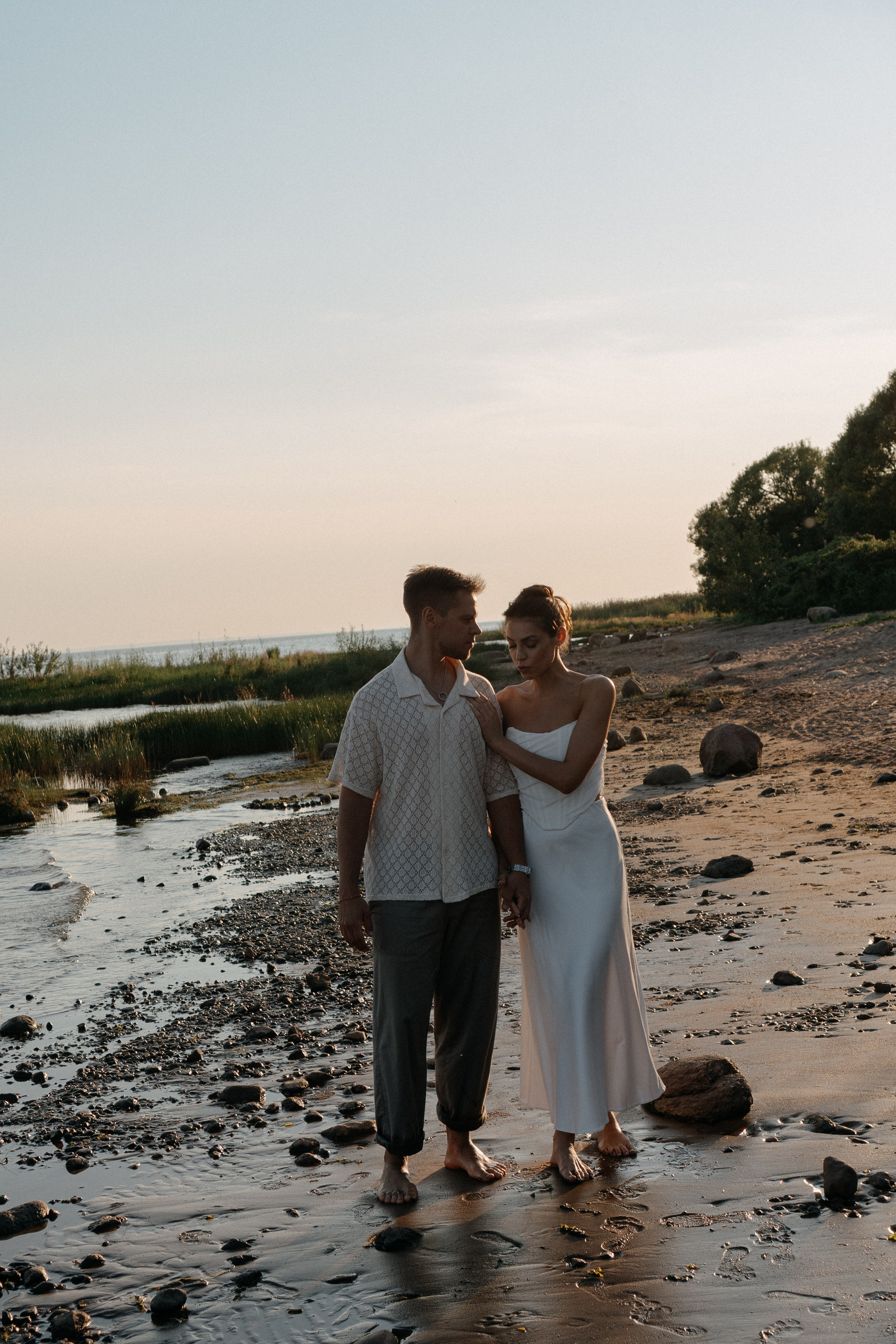 СВАДЕБНАЯ ФОТОСЕССИЯ ВЫЕЗДНОЙ ЦЕРЕМОНИИ (ФИНСКИЙ ЗАЛИВ). Профессиональный фотограф, Санкт-Петербург — Виктория Богомолова