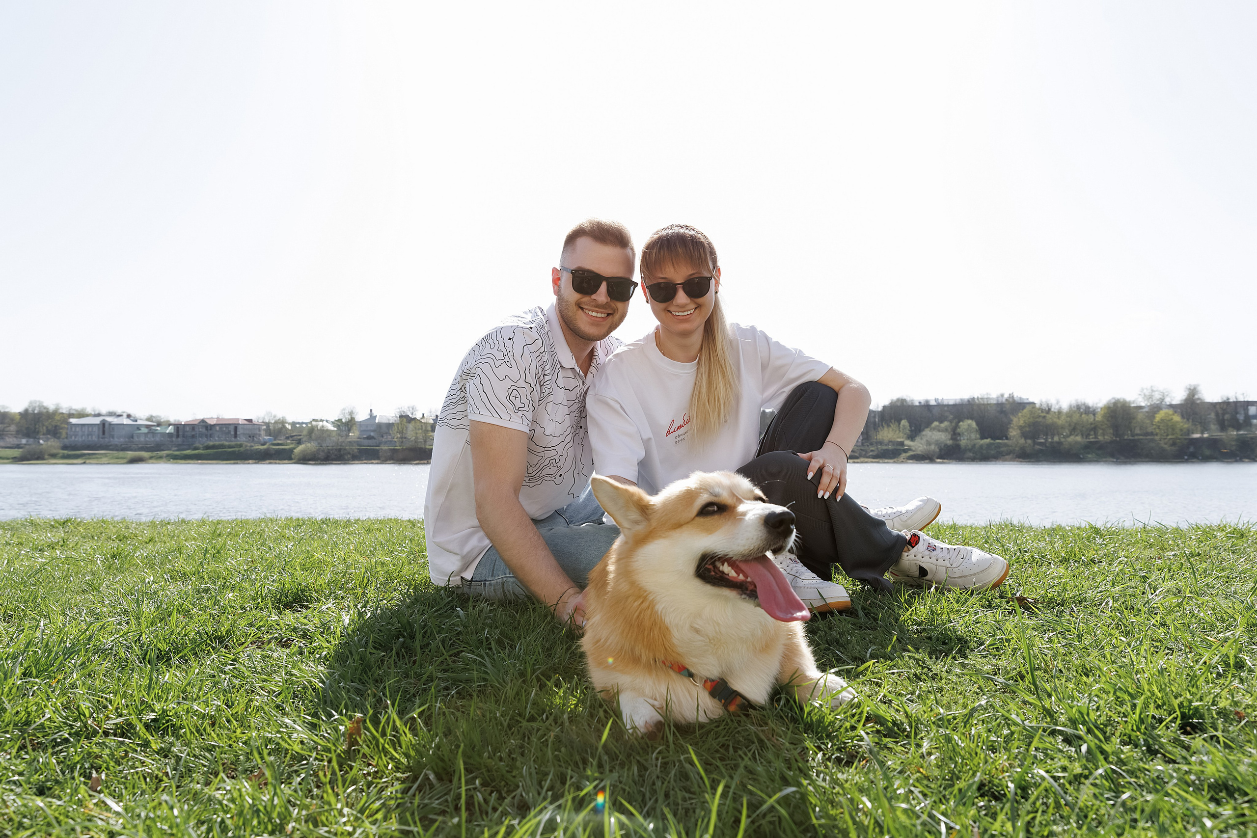 С коржиком Капой. Свадебный фотограф в Пскове и Санкт-Петербурге | Анна Голикова