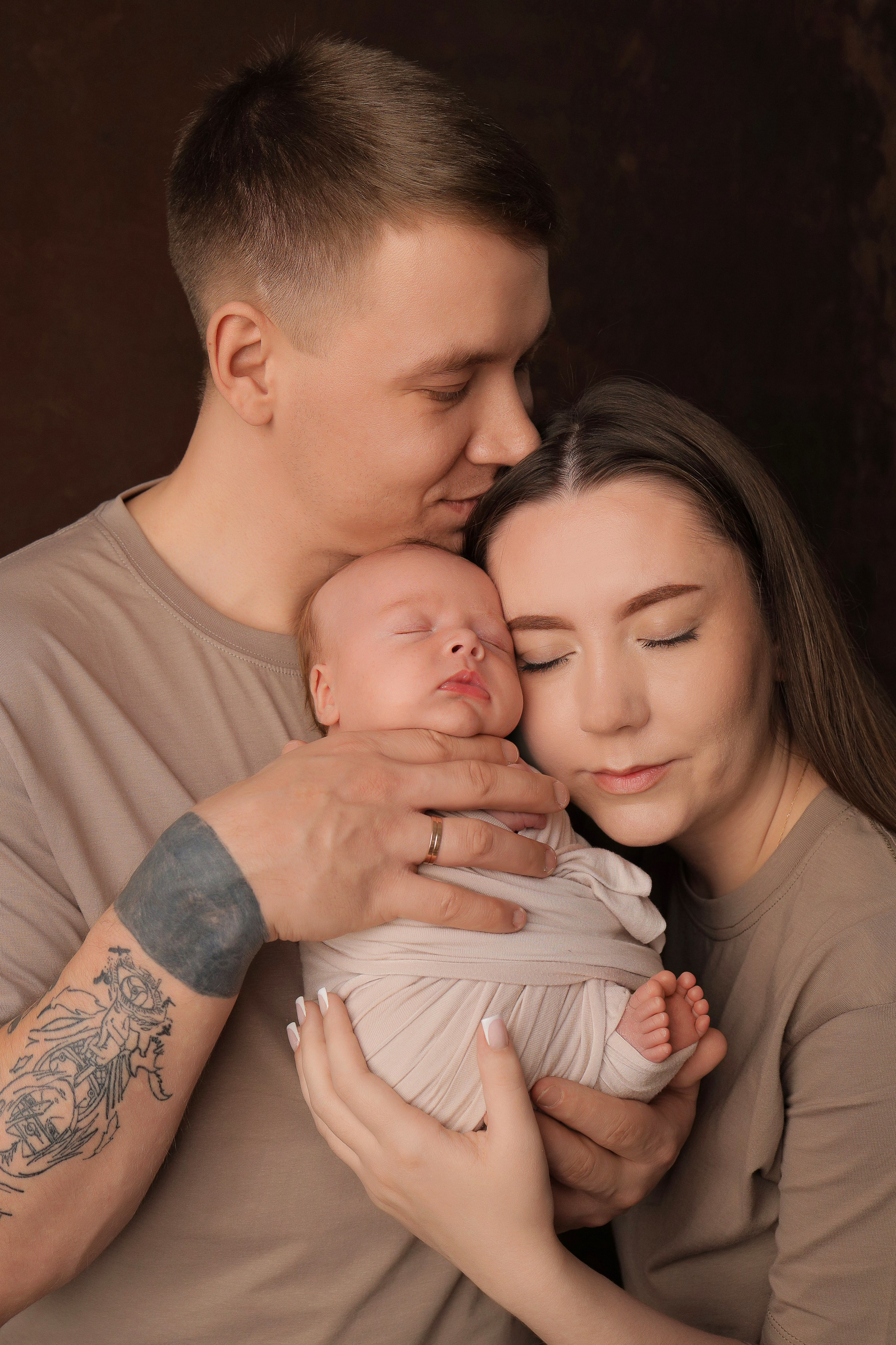 Лев, 1 месяц. Фотограф новорожденных в Новокузнецке Анна Горошникова