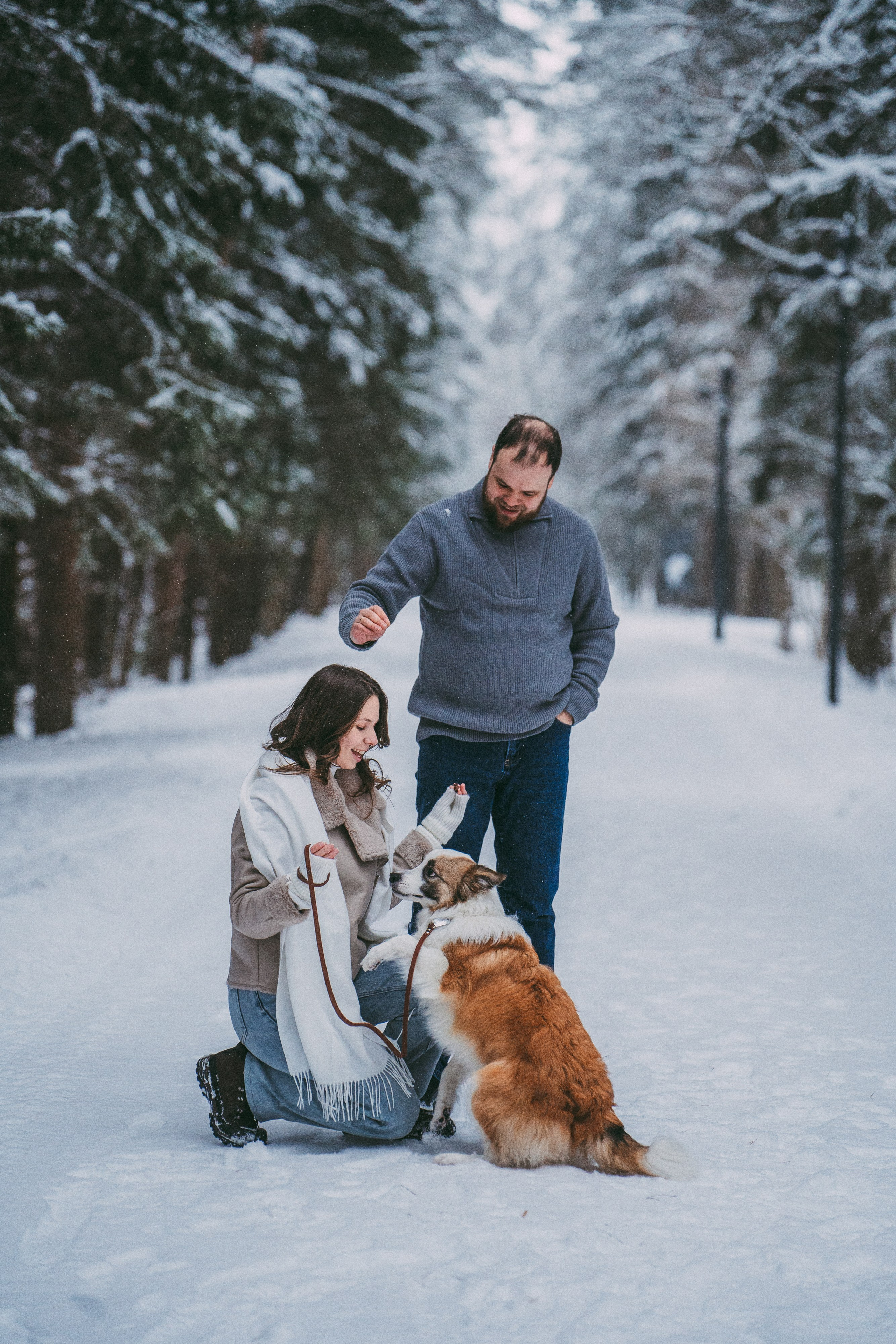 Катя, Анатолий и Елай. Фотограф анималист в Москве и Санкт-Петербурге Свиридова Анна