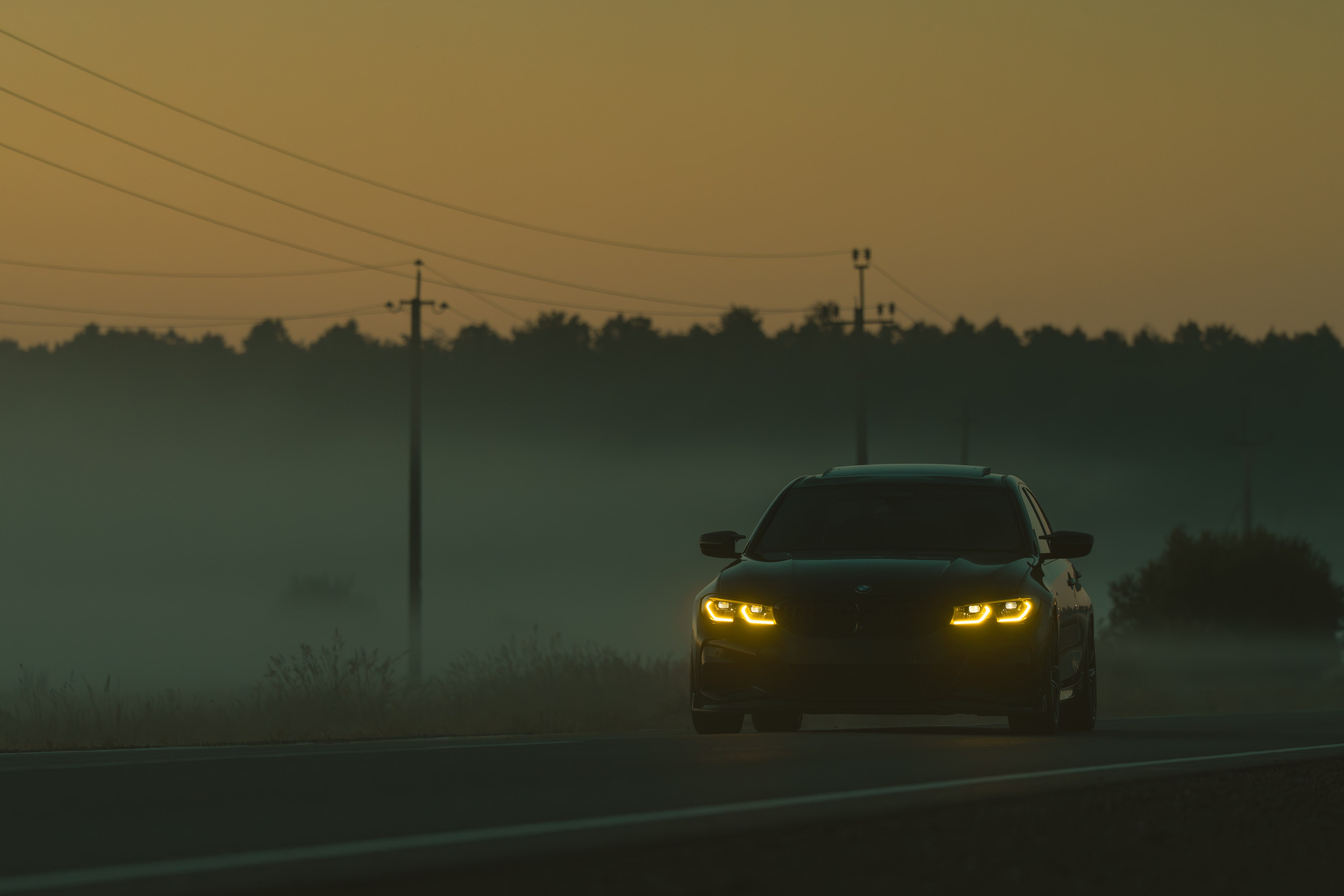 BMW 3 Series Night ed. Автомобильный фотограф в Санкт-Петербурге