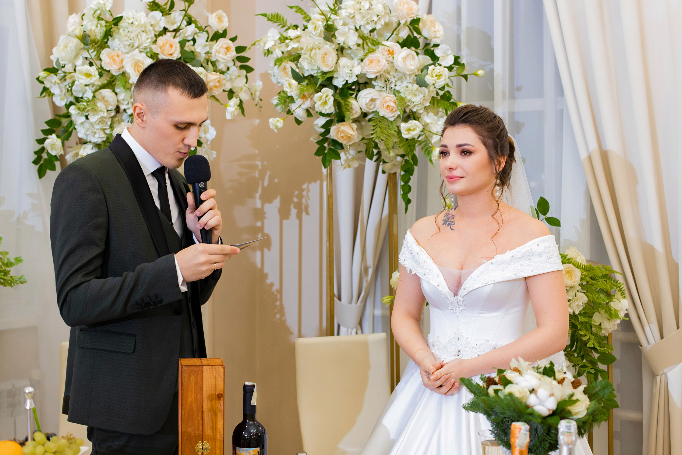 Яна и Владимир. Отель Вайт Хилл. 23 декабря. Фотограф Белгород