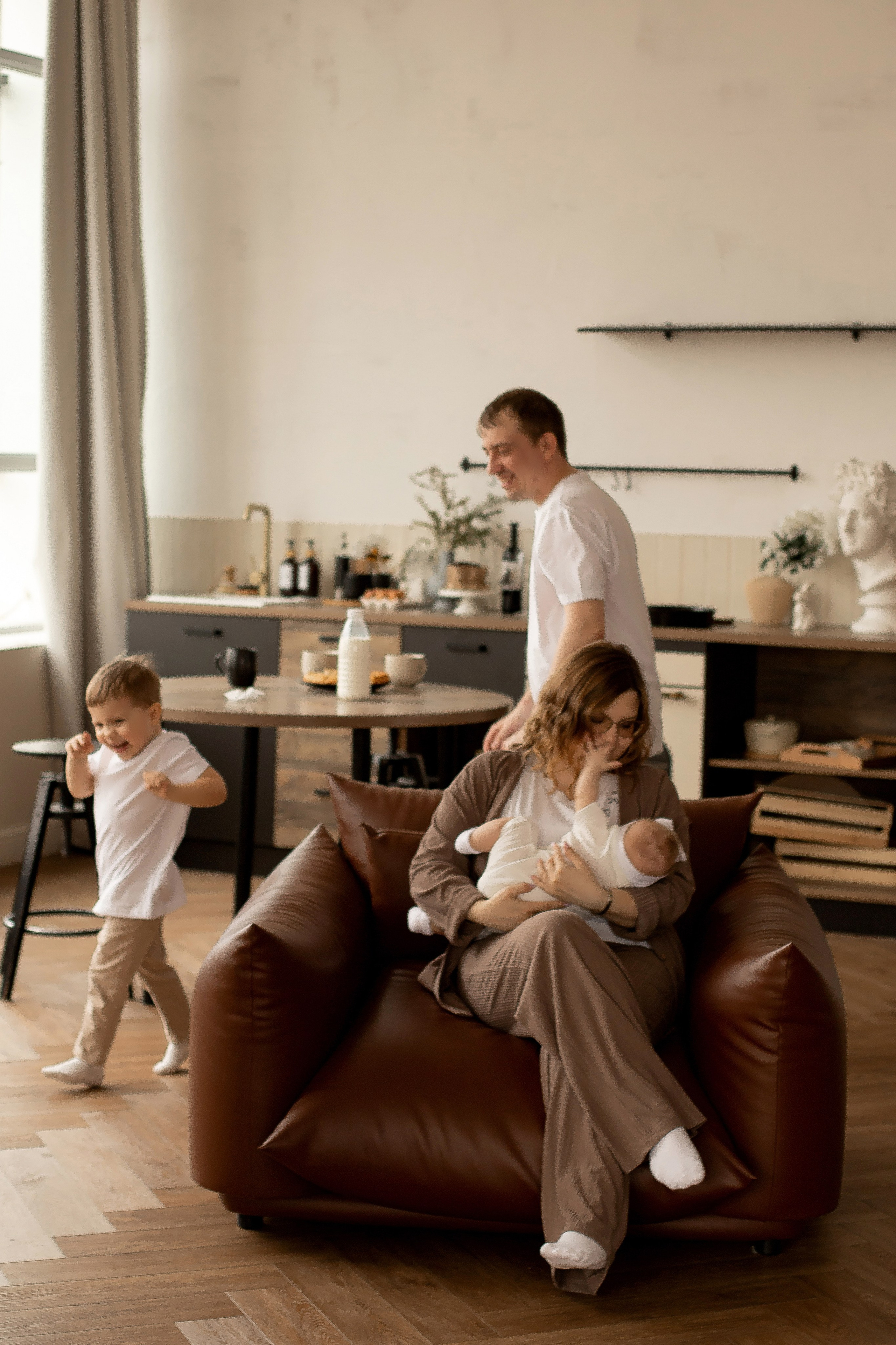 Печем пирог. Семейный и детский фотограф в Красноярске Анна Маюрова