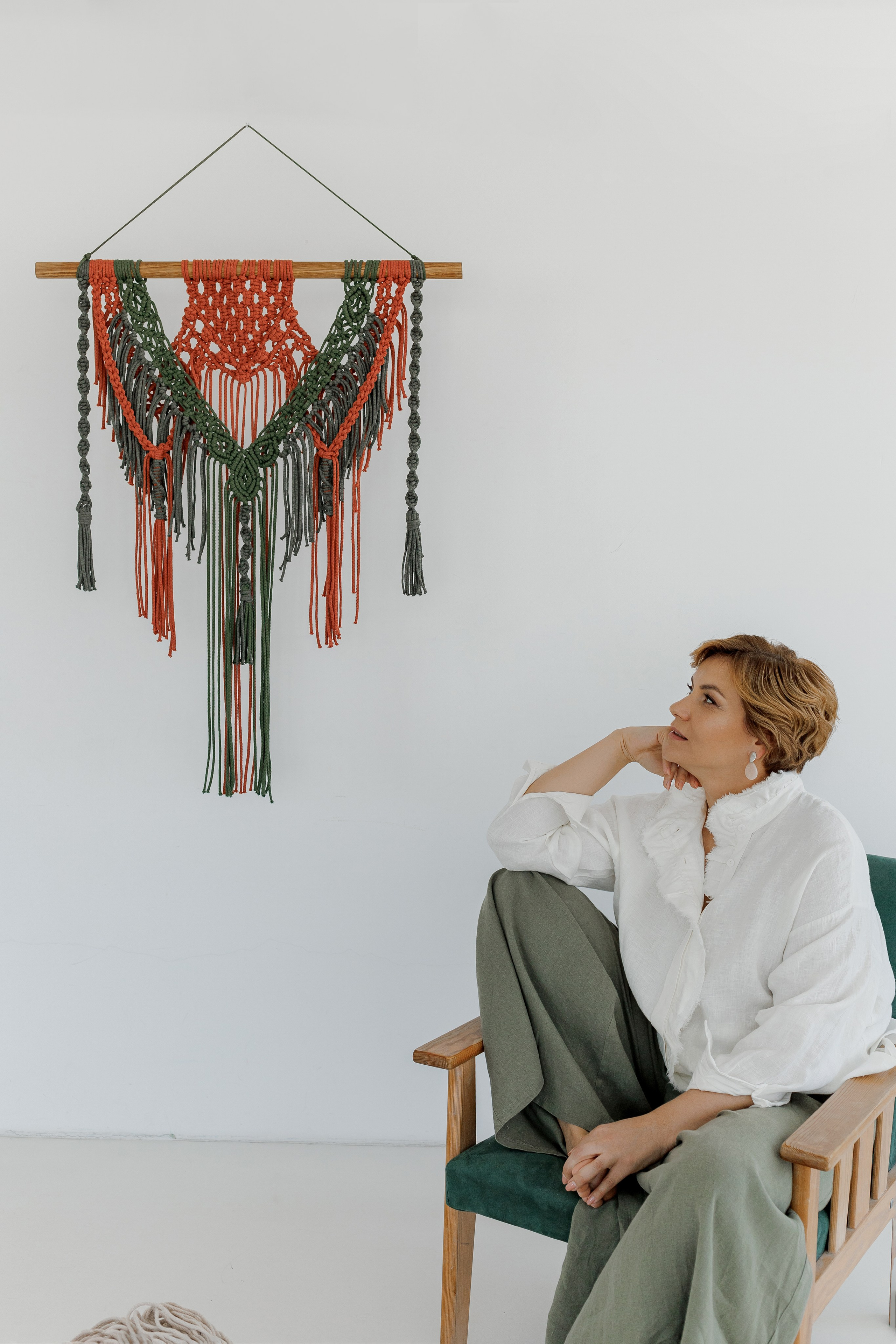 Каталожная съёмка панно в технике макраме. КОНТЕНТ ФОТОГРАФ