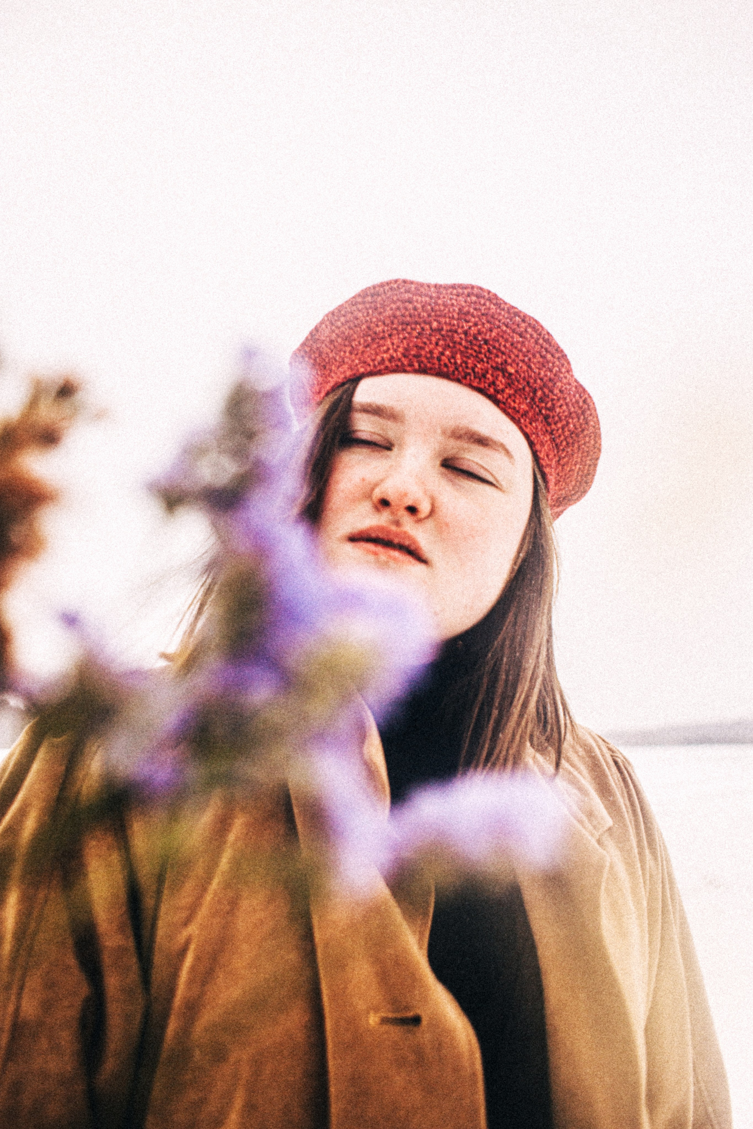 Олеся. Зимнее поле. Фотограф в Нижнем Новгороде