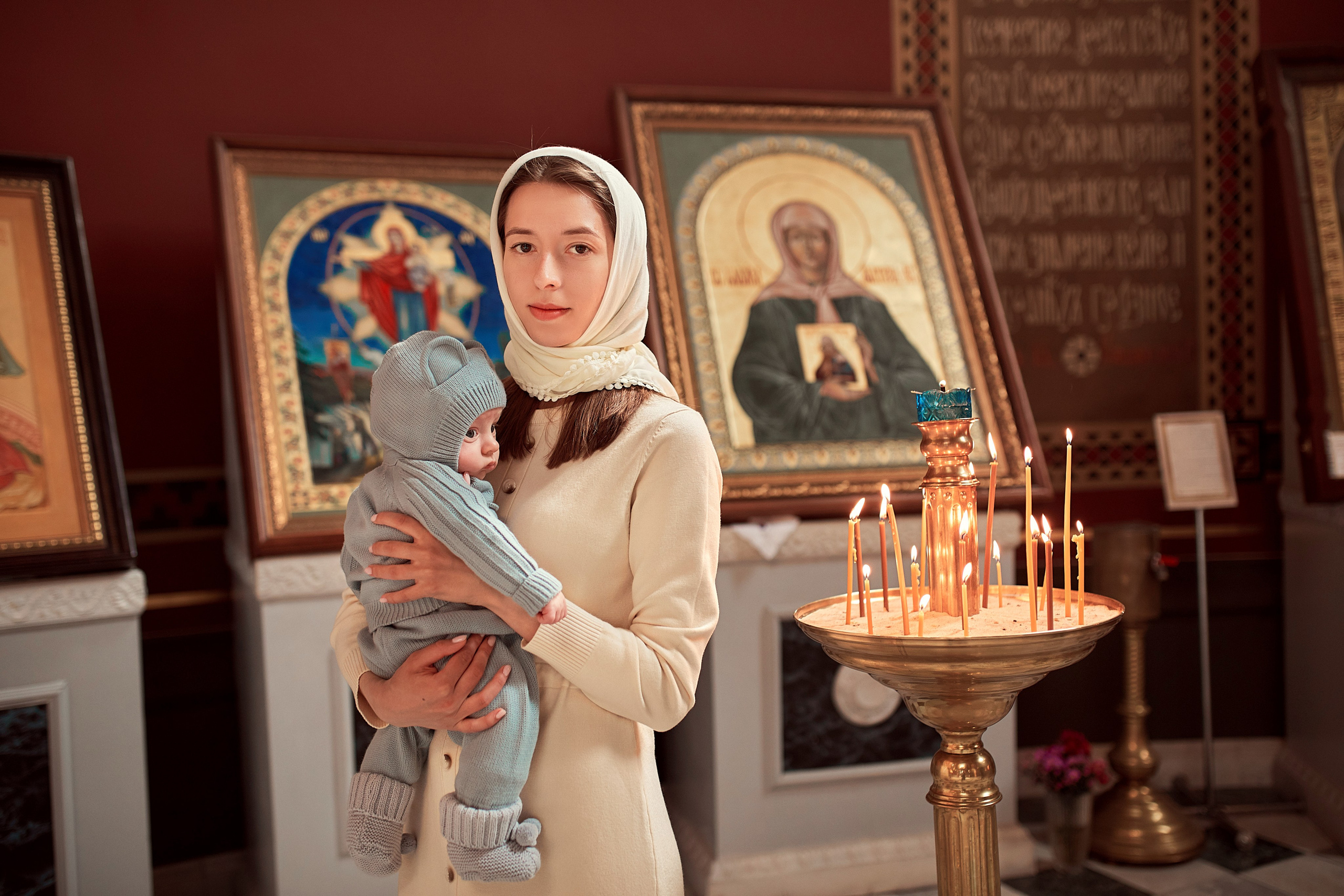 Таинство Крещения. Детский фотограф новорождённых в Ростове-на-Дону. Фотограф крещения. Фотограф Беременности. Детская фотосессия на год