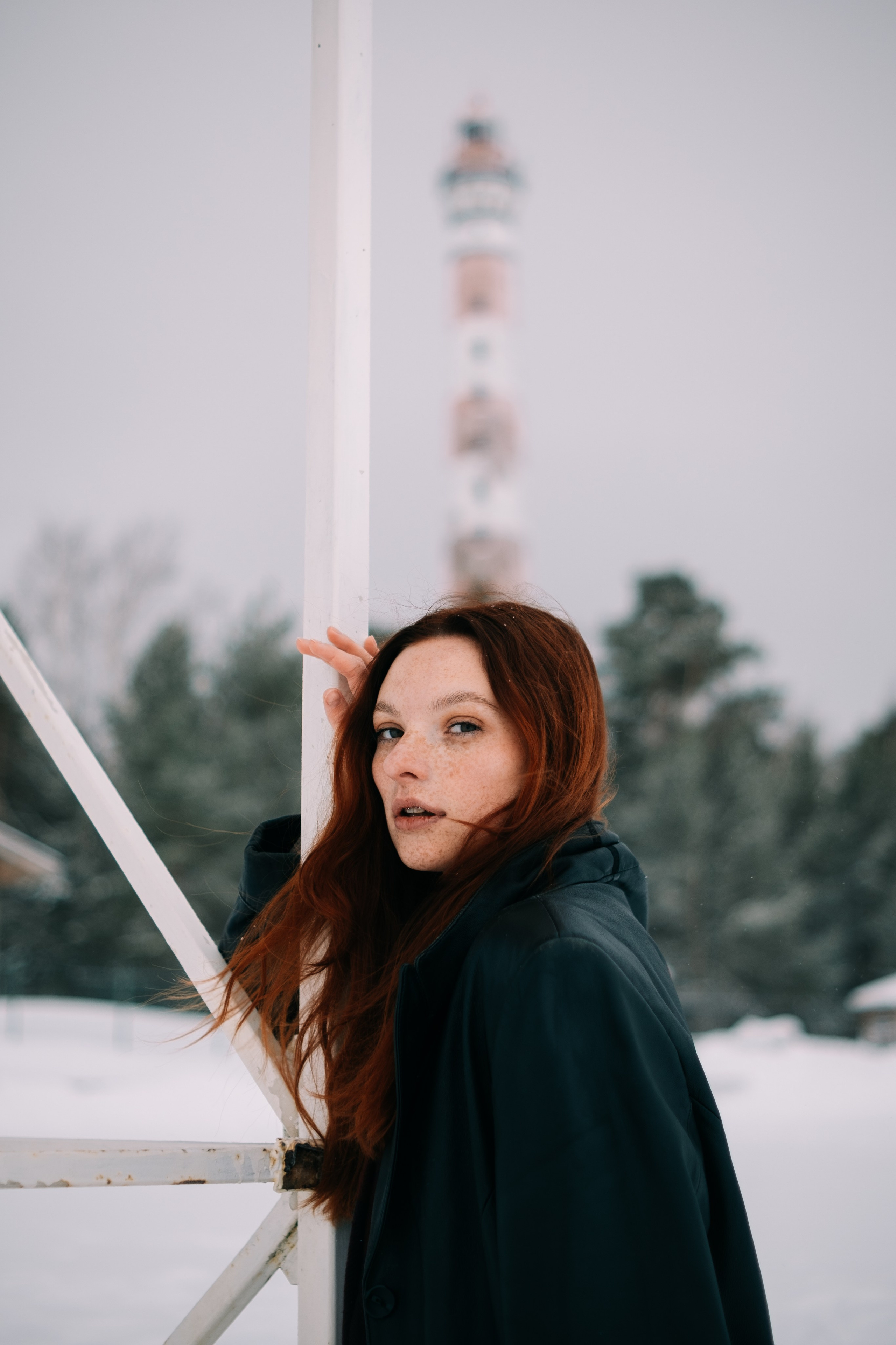 Настя. Съёмка у маяка. Lickord