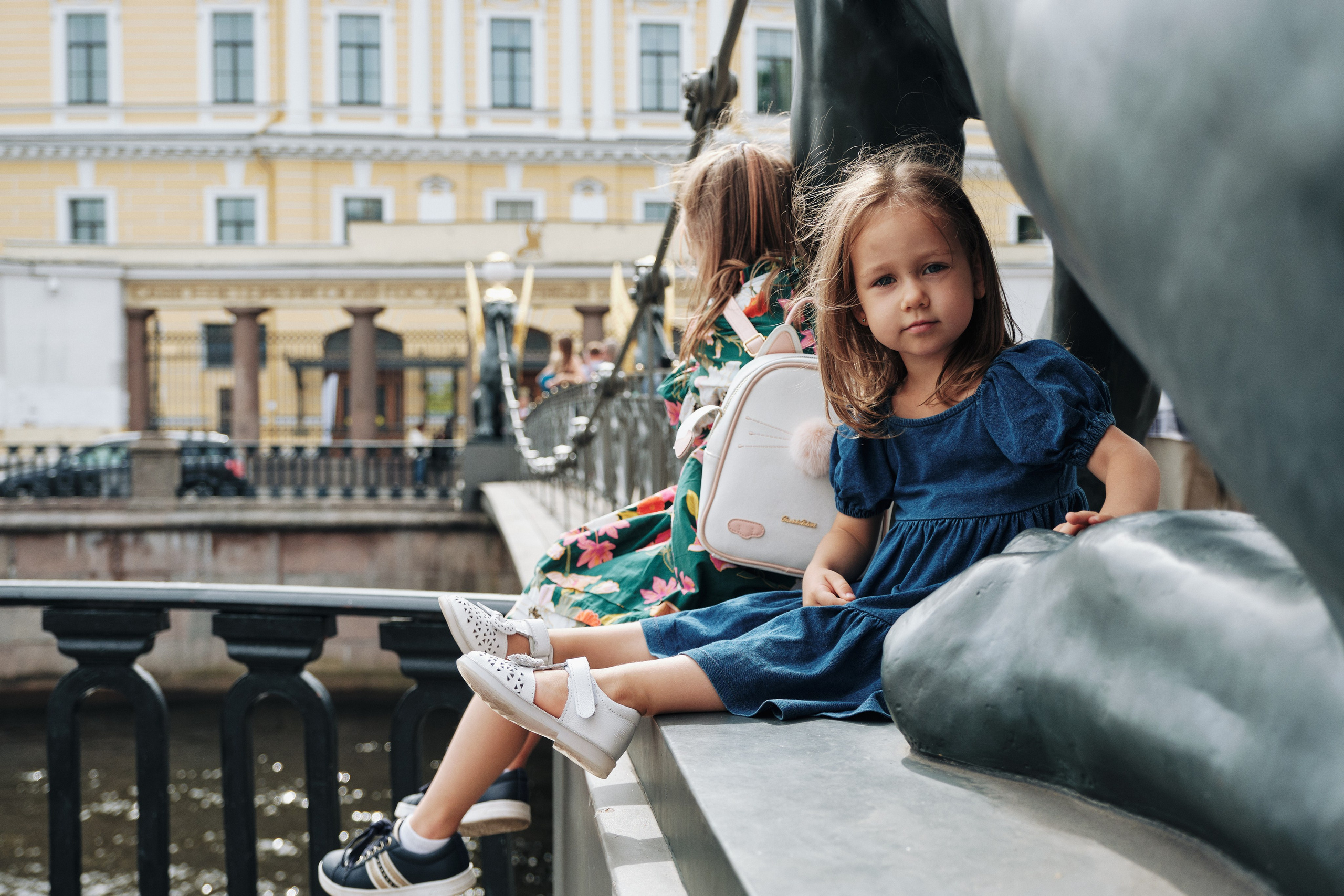 Семейная фотосессия с детьми на улице