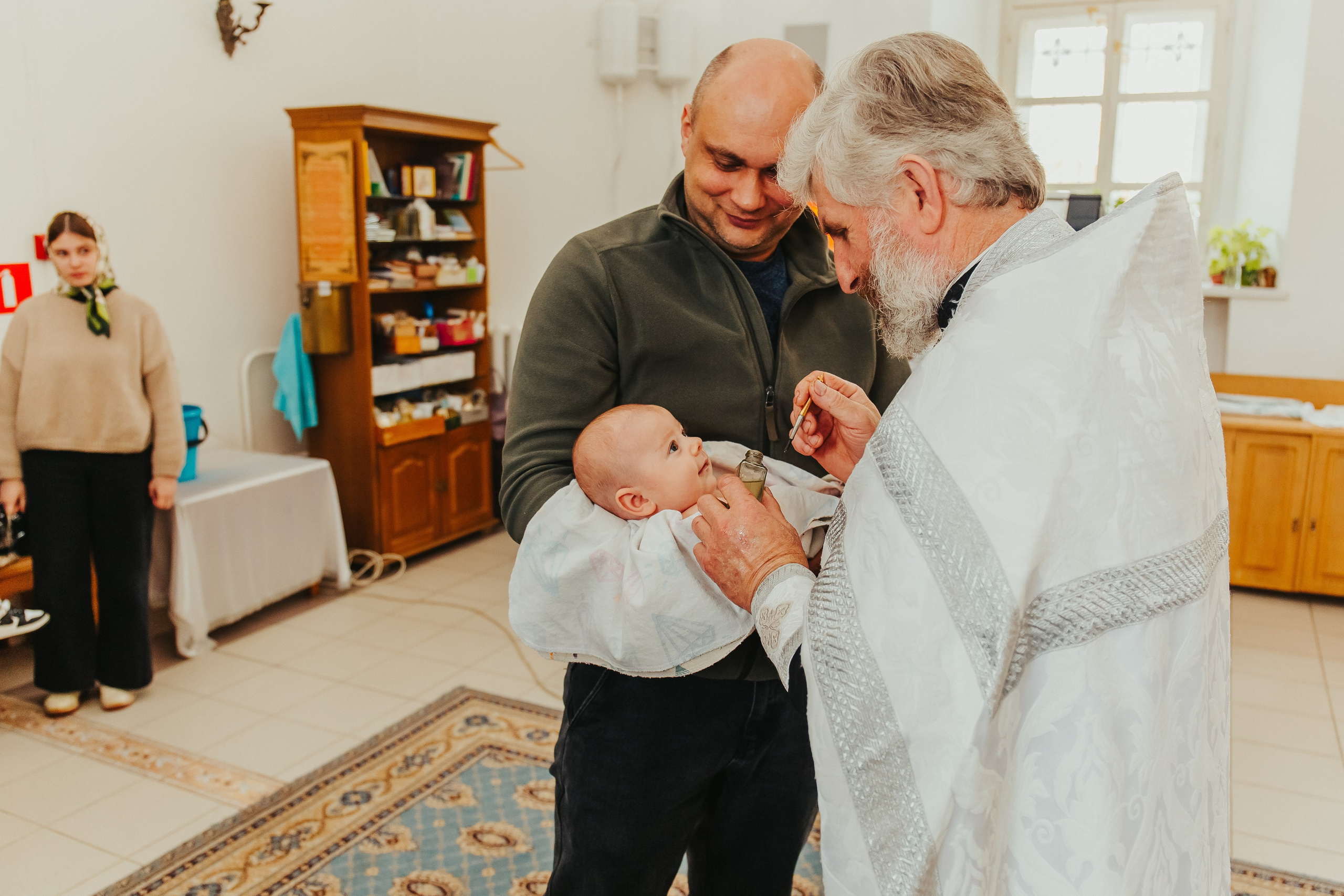 Фотосъемка крещения ребенка. Фотограф новорожденных и детский в Сергиевом Посаде Кругликова Юлия